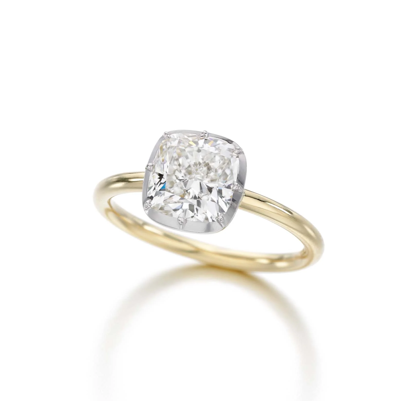 Cushion Cut-Down Ring