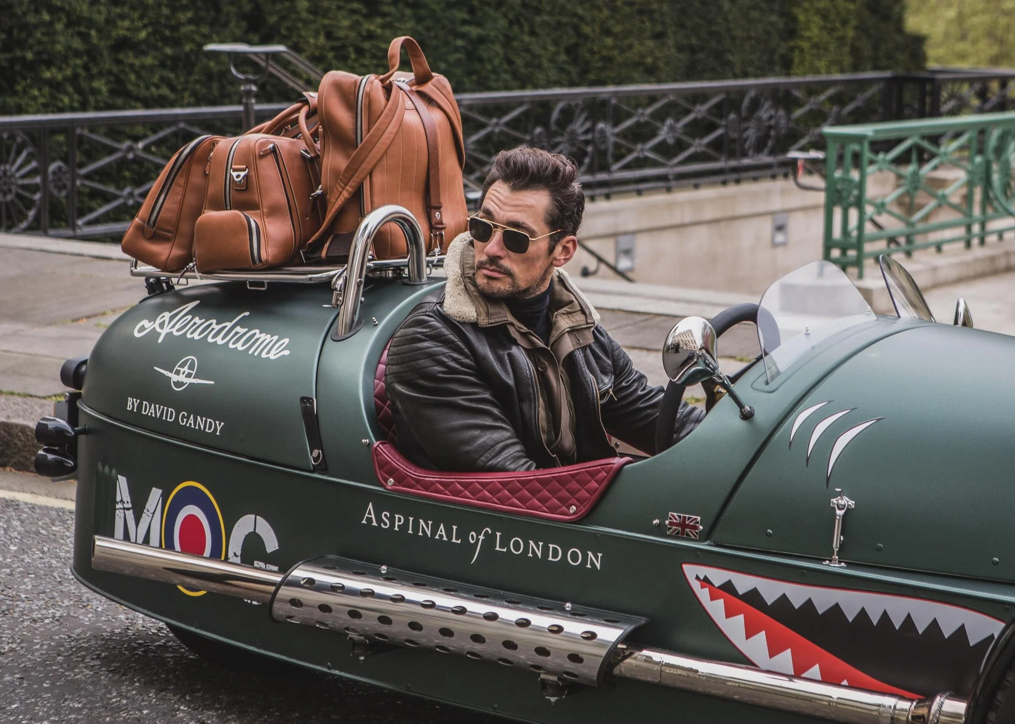 MORGAN MOTORS STAR ALONGSIDE DAVID GANDY IN ASPINAL ON LONDON AERODROME RANGE