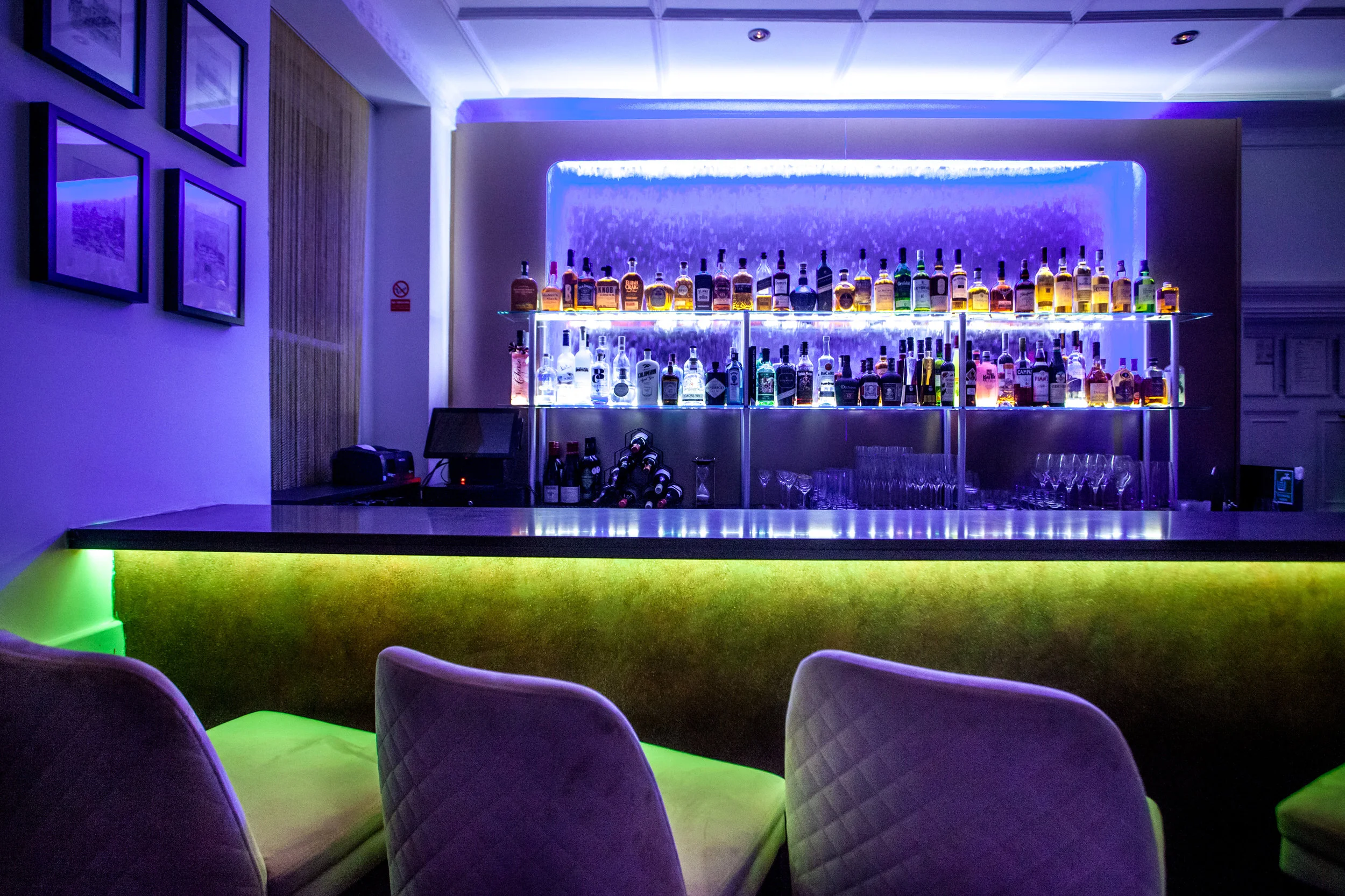Upstairs bar area at MATSYA
