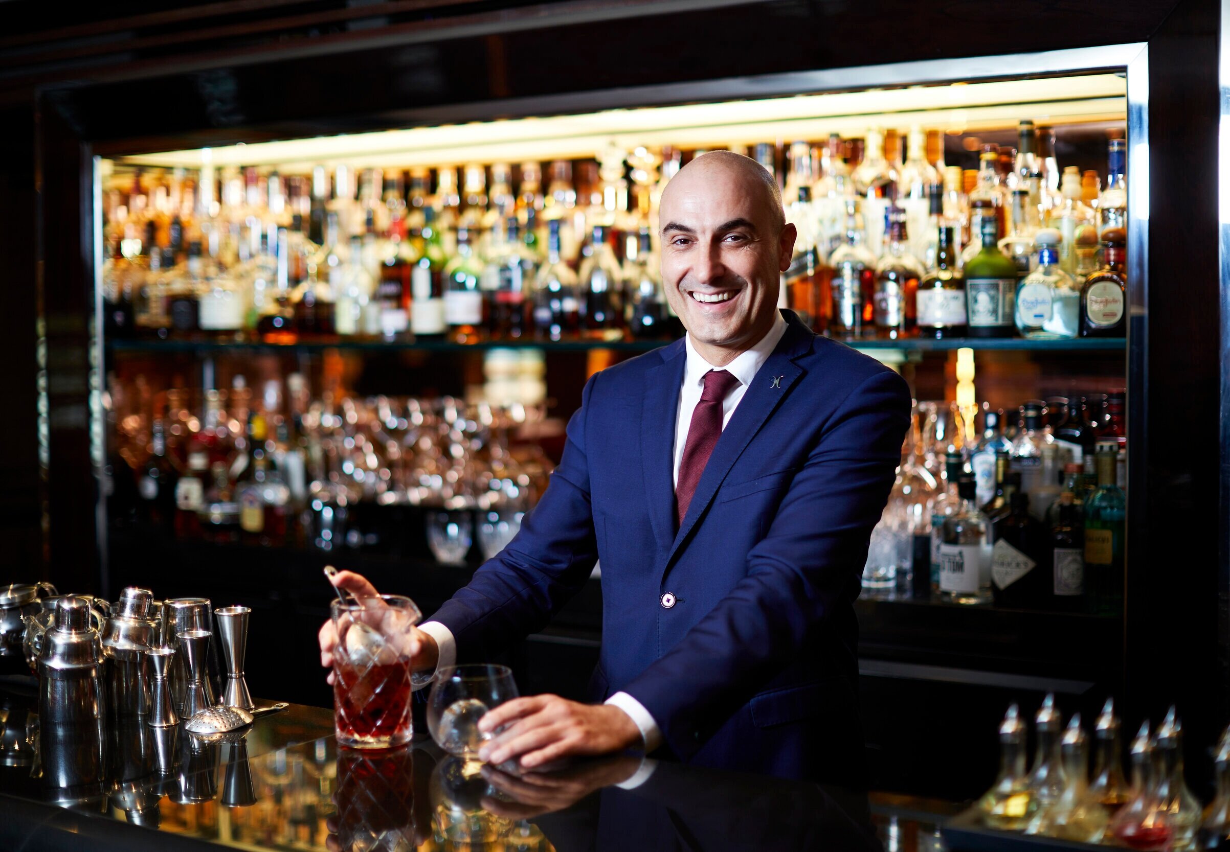 MAYFAIR COCKTAIL RECIPE: 'THE GOLDEN NEGRONI' BY 45 PARK LANE
