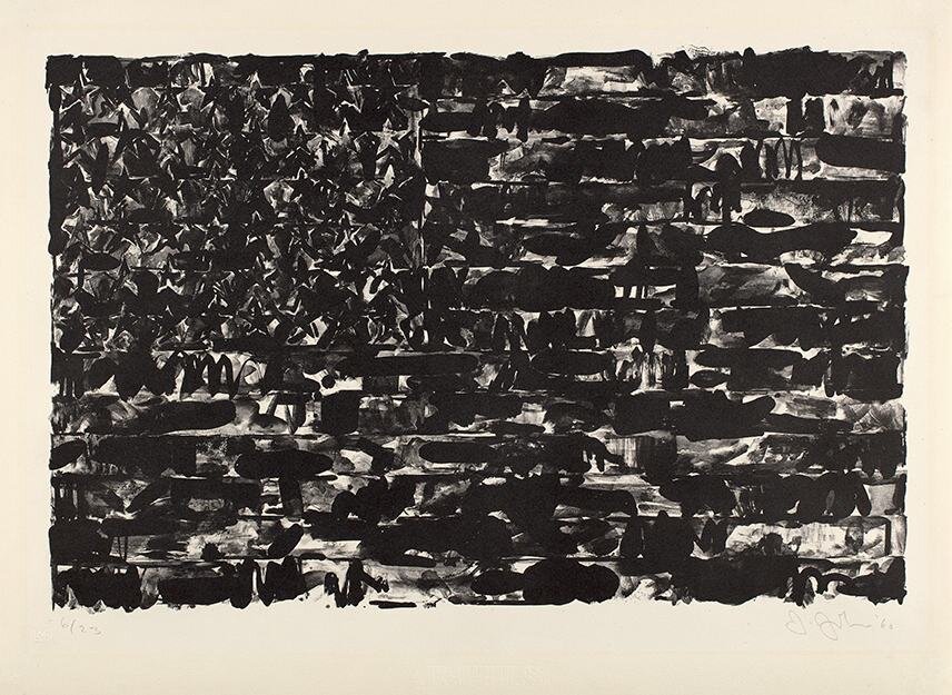 Jasper Johns ,Flag I, 1960.jpg