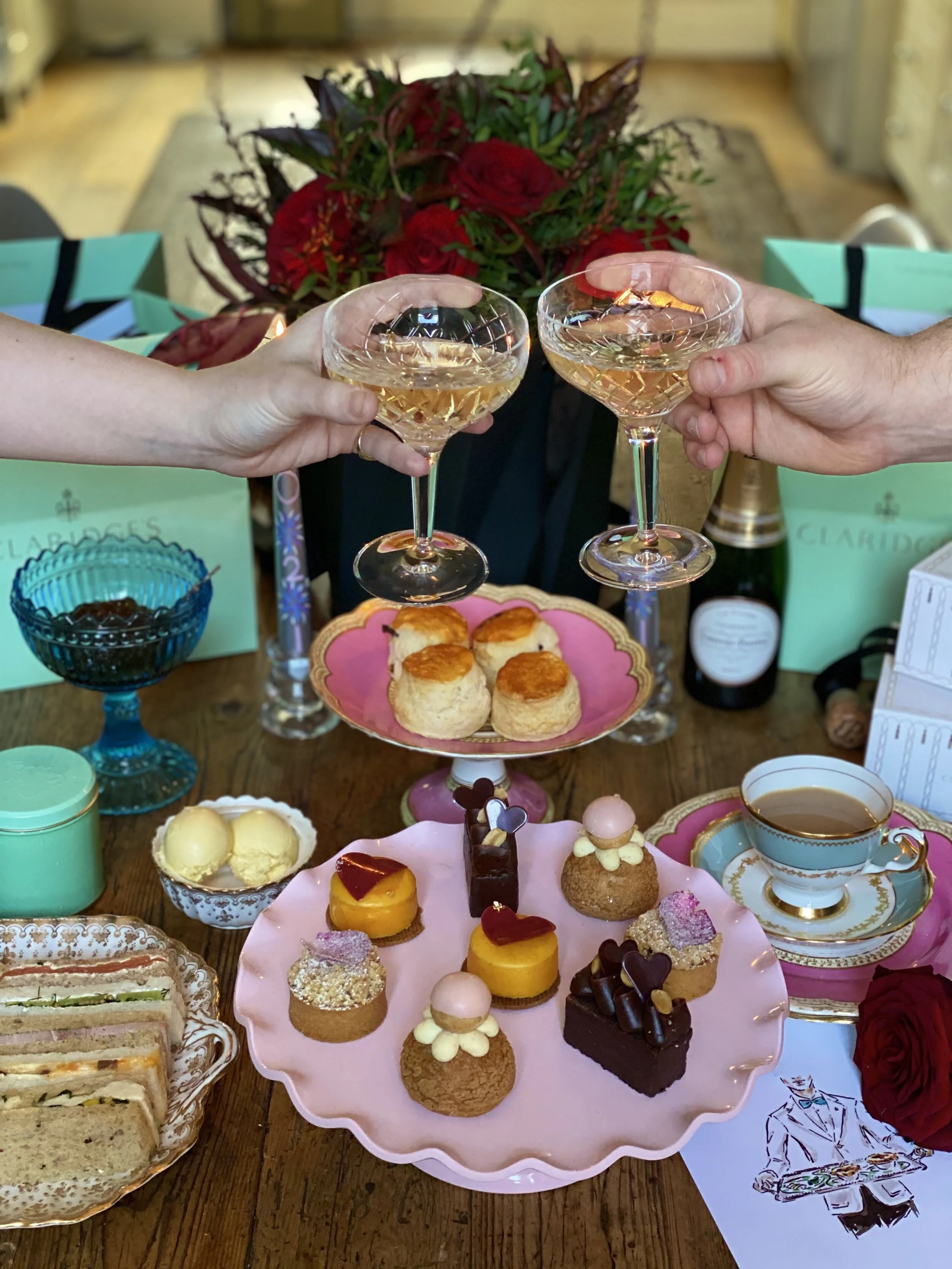 CLARIDGE'S ROMANTIC AFTERNOON TEA, DELIVERED TO YOUR DOOR