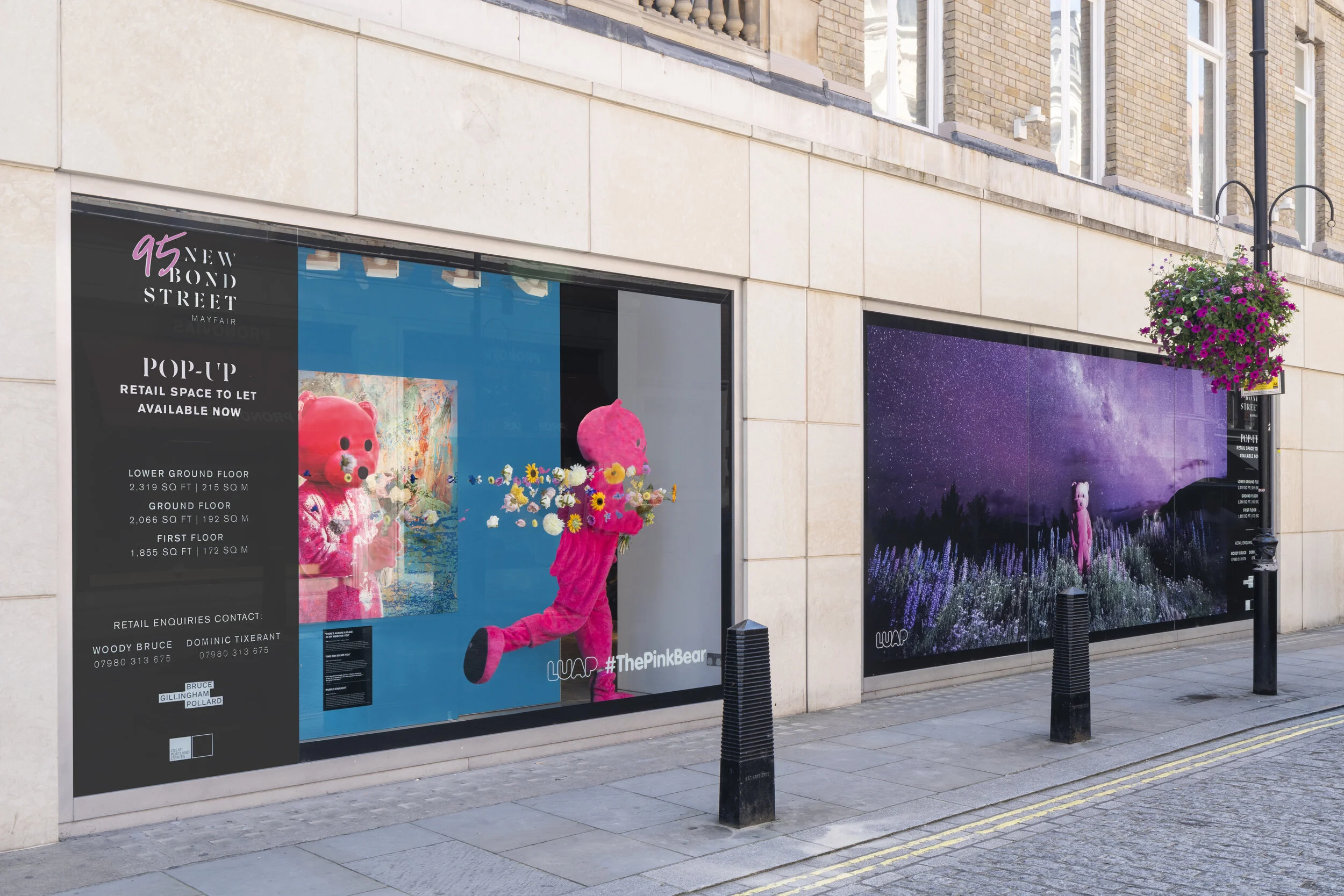 NEW ART INSTALLATION BY LUAP AT GPE'S 95 NEW BOND STREET 