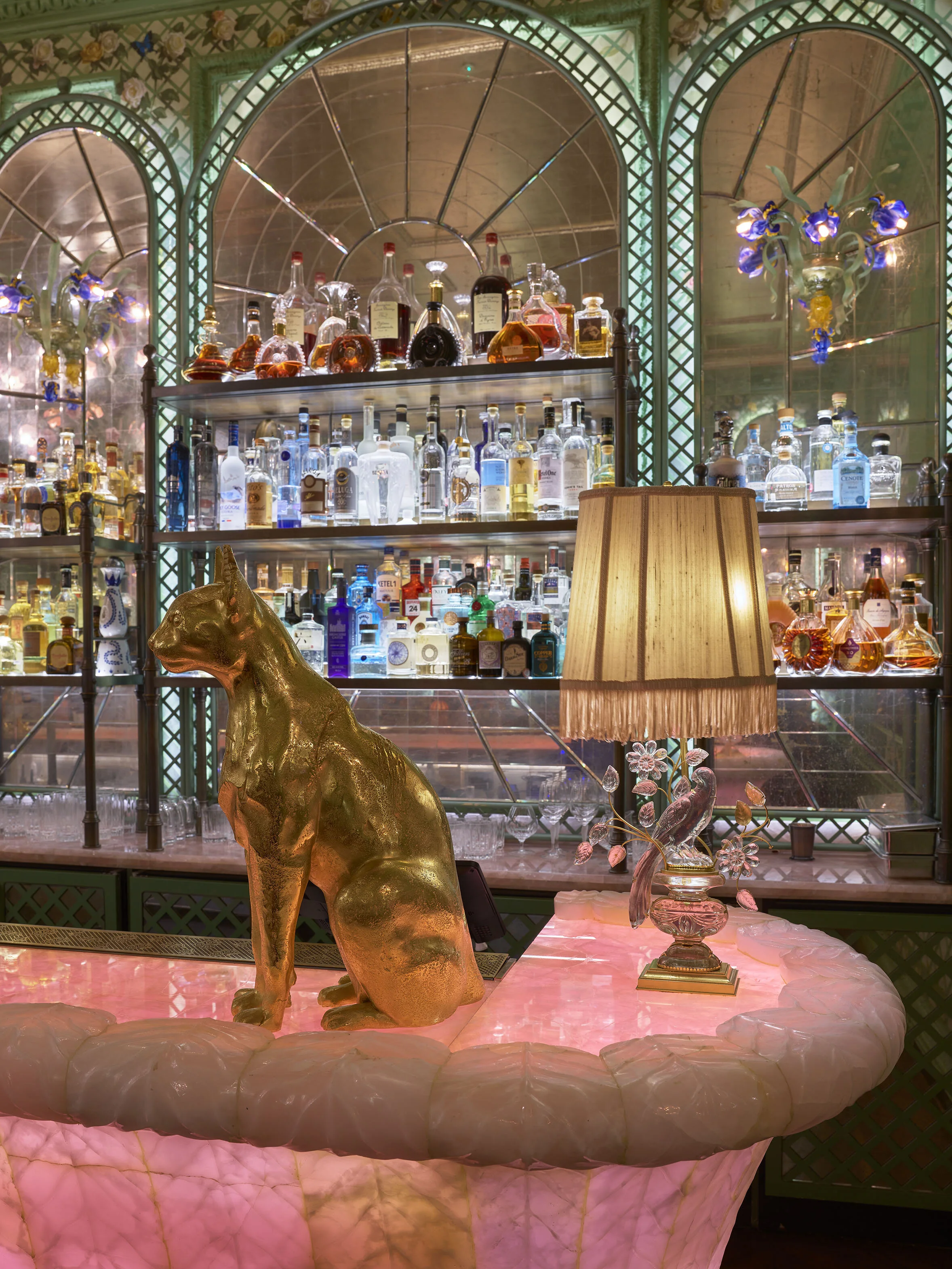EXCLUSIVE DAMIEN HIRST SCULPTURES AT ANNABEL'S FOR FRIEZE LONDON 