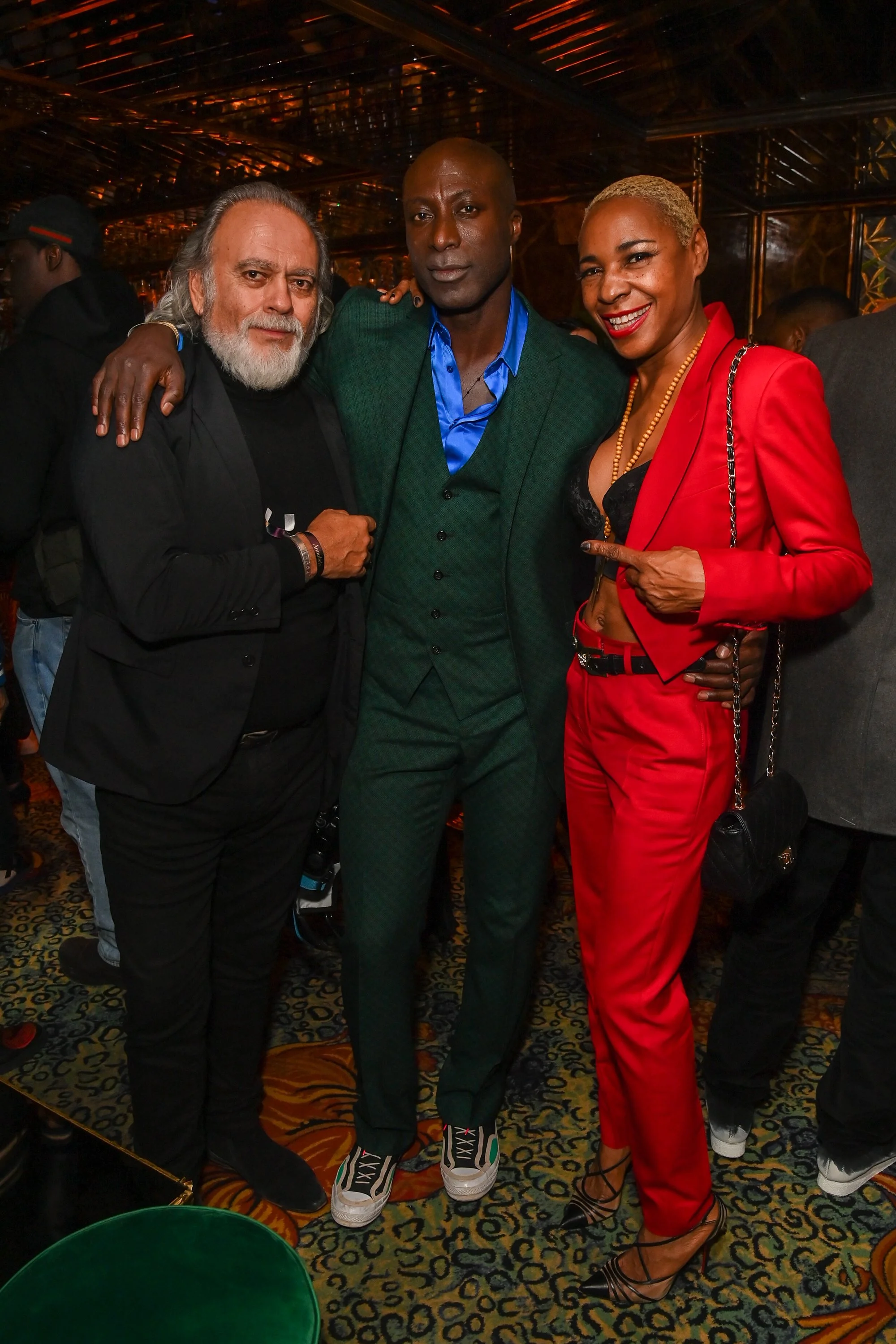 Dave Bennett, Ozwald Boateng & Sonique.JPG