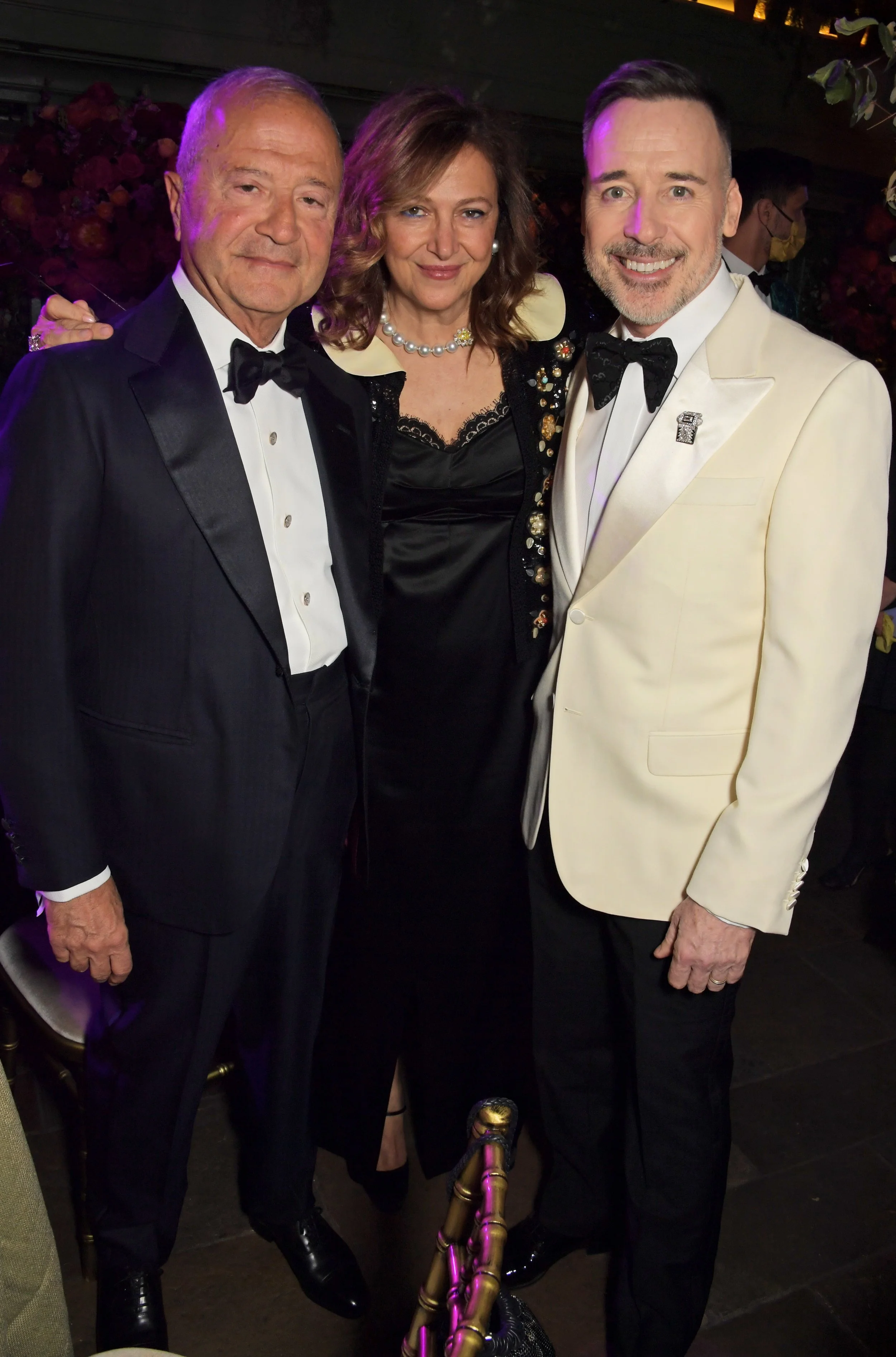 Bob Manoukian,Tamar Manoukian and David Furnish at EJAF and TCFF Party At Annabels26.jpg