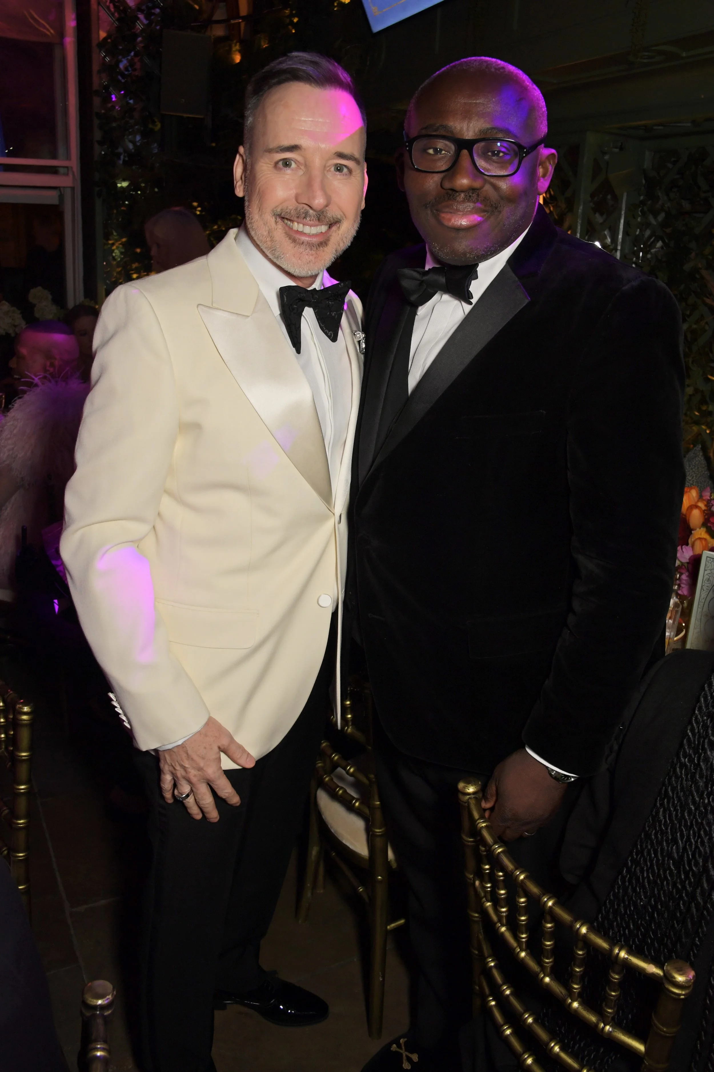 David Furnish and Edward Enninful at EJAF and TCFF Party At Annabels22.jpg