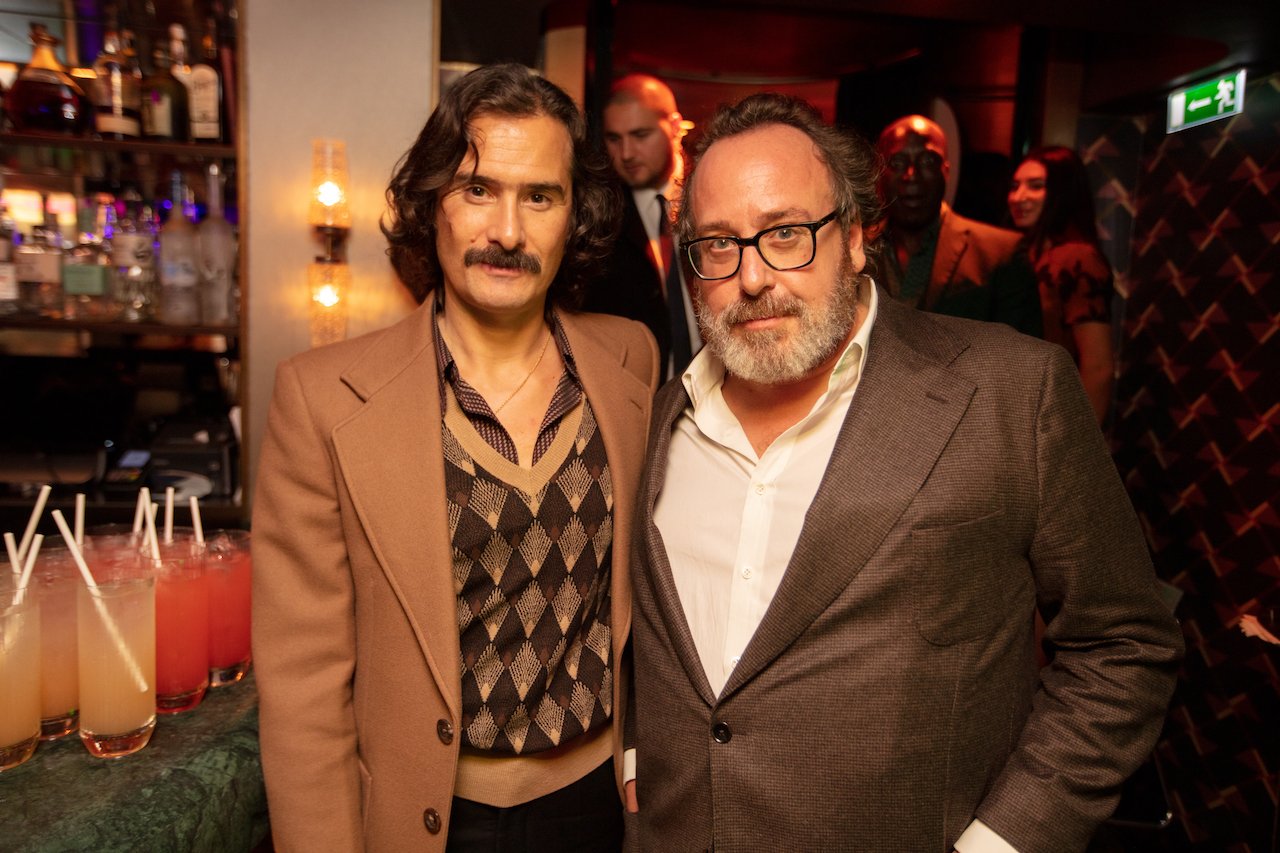 Ben Cobb and friend. The Arts Club x ES Frieze Party 2022. Courtesy The Arts Club, photo by Benjamin Eagle..jpg