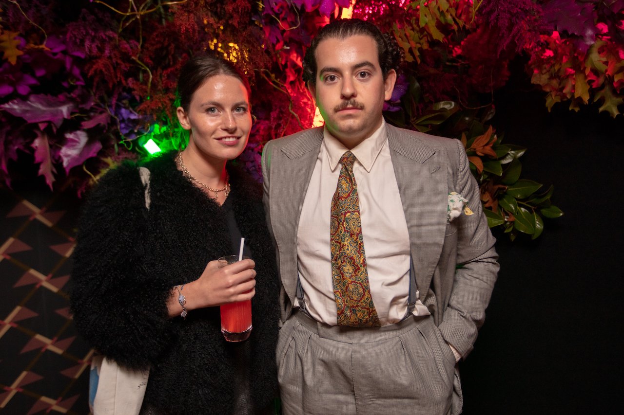 Evie Booth-Clibbron and Isaac Benigson. The Arts Club x ES Frieze Party 2022. Courtesy The Arts Club, photo by Benjamin Eagle.jpg