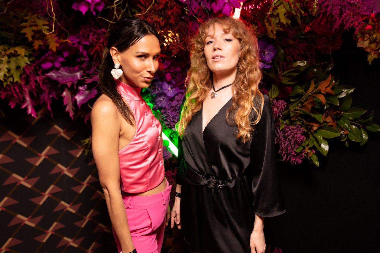 Isabella Charlotta Poppius and Fiona Jane. The Arts Club x ES Frieze Party 2022. Courtesy The Arts Club, photo by Benjamin Eagle.jpg