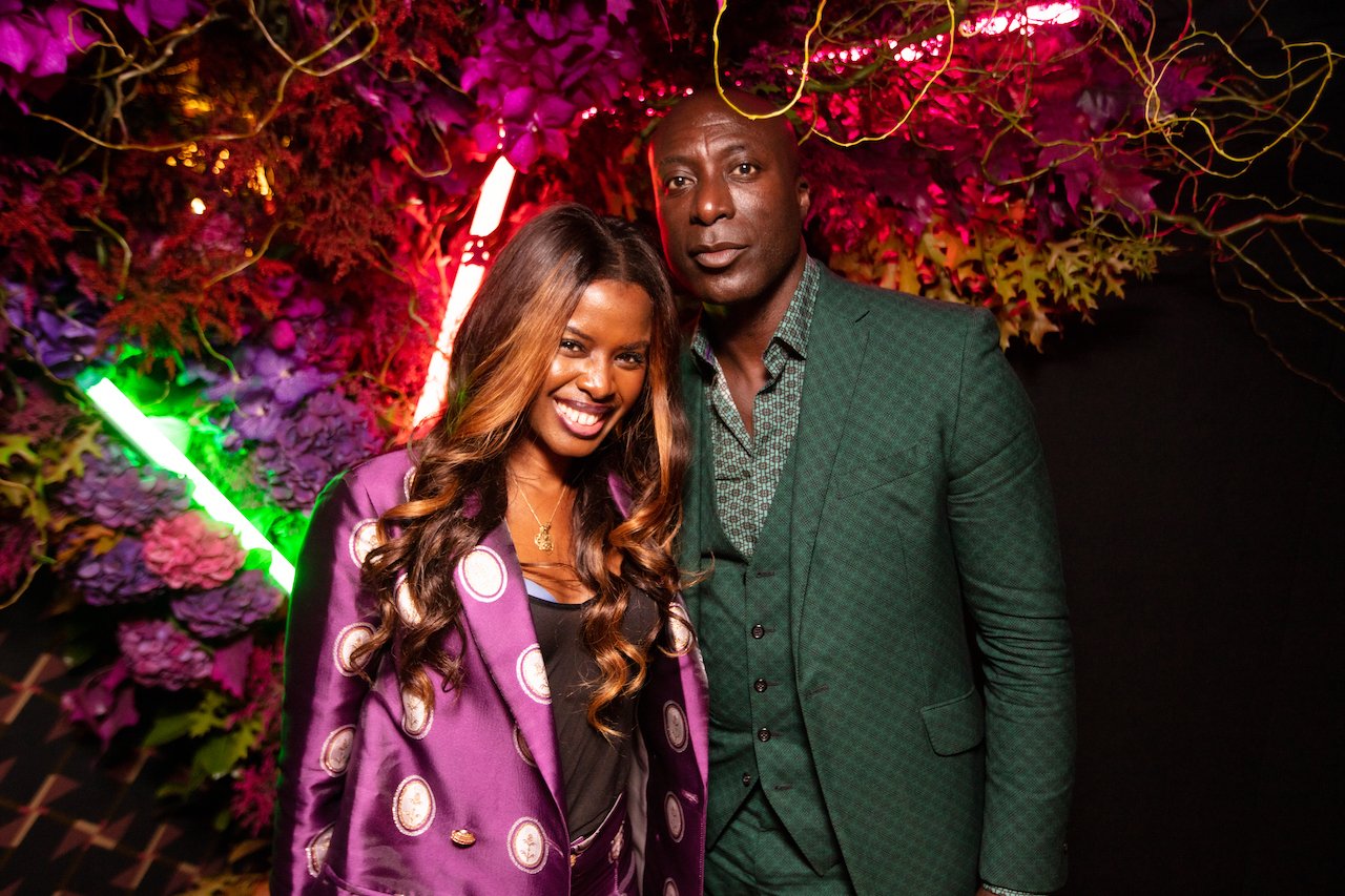 June Sarpong and Ozwald Boateng. The Arts Club x ES Frieze Party 2022. Courtesy The Arts Club, photo by Benjamin Eagle..jpg