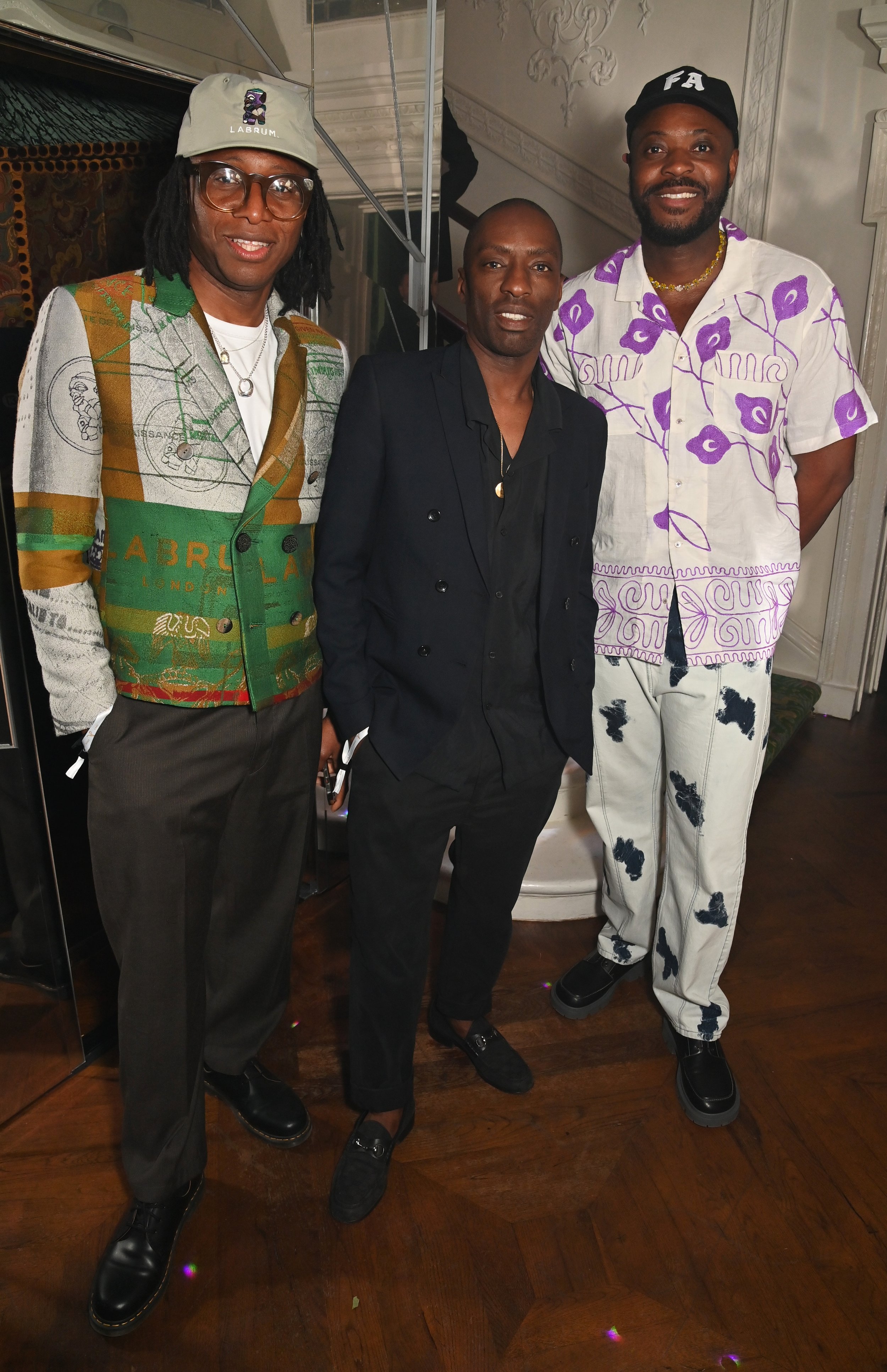 Foday Dumbuya, Wale Adeyemi and Yinka Ilori at Annabels 60th Anniversary119.JPG