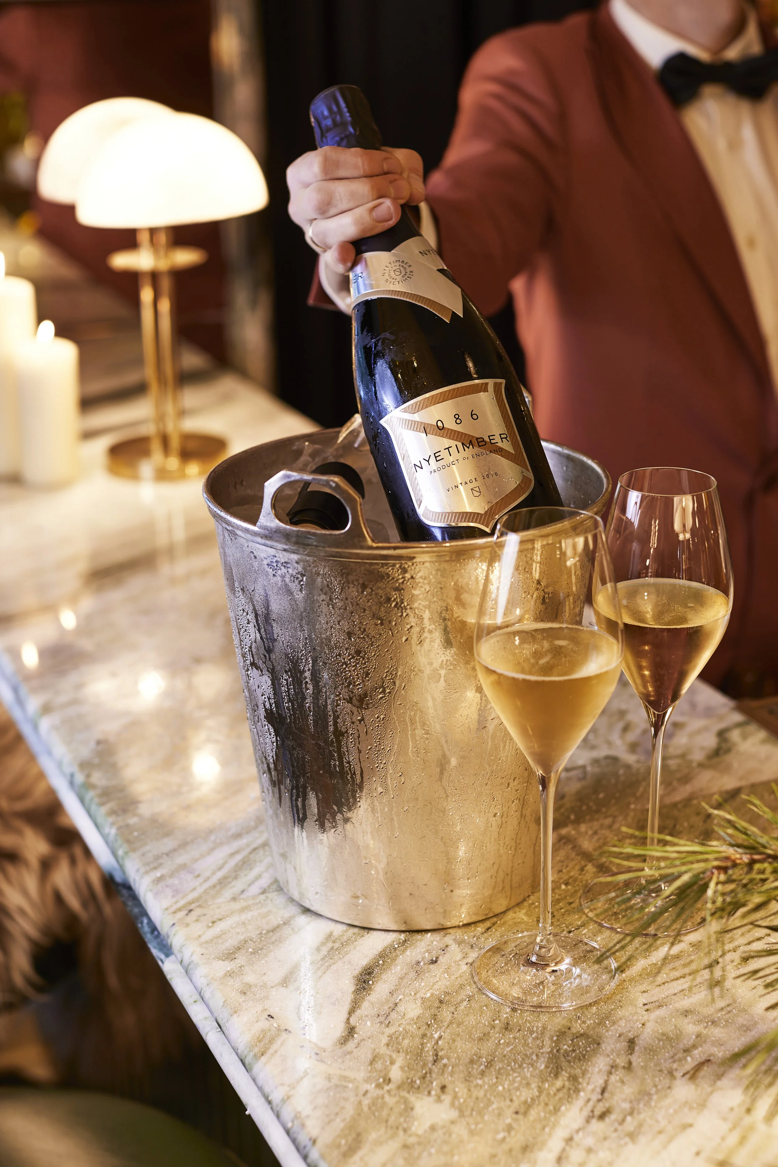 LANGAN'S BRASSERIE &amp; NYETIMBER CREATE A FESTIVE GSTAAD WONDERLAND