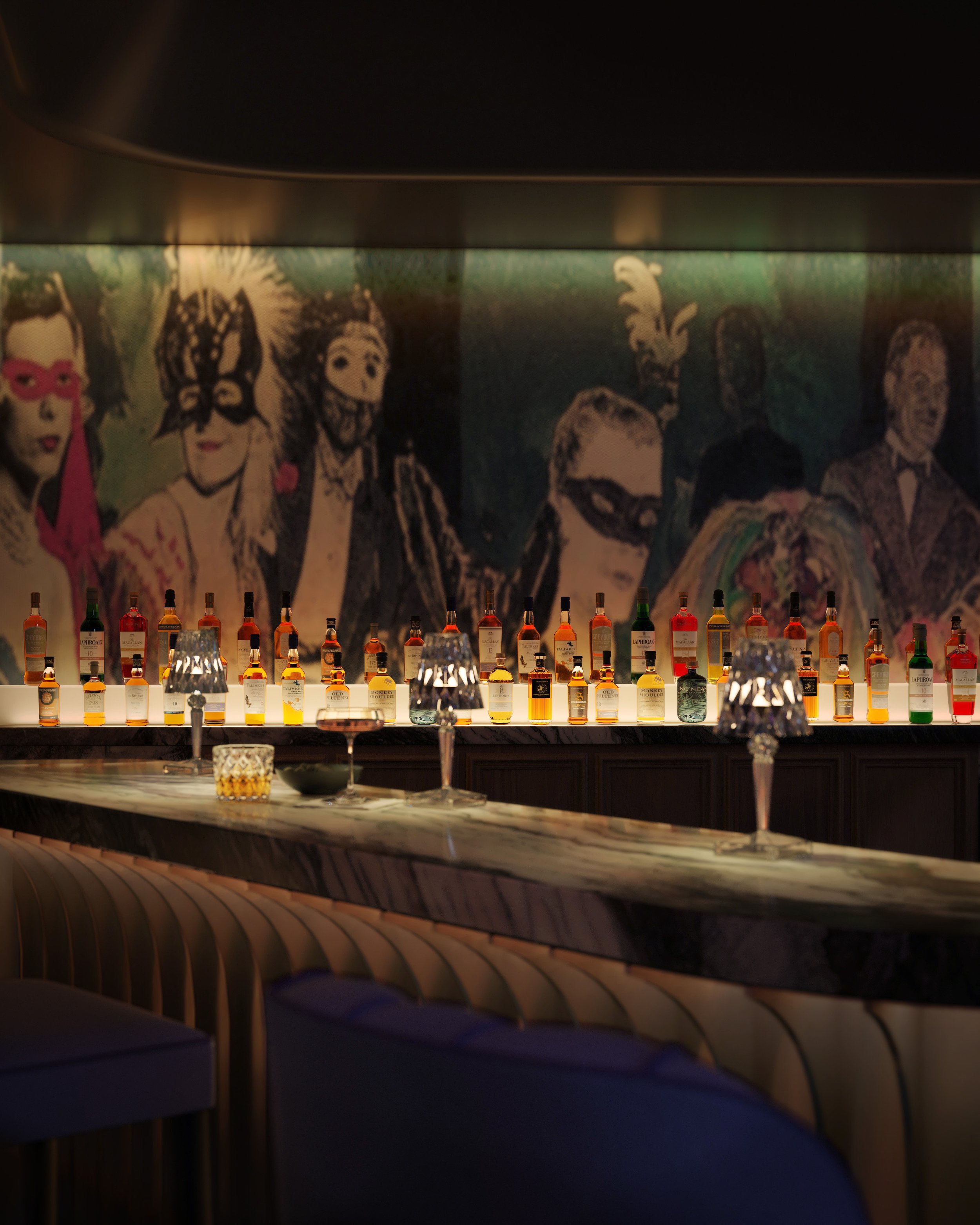 The Shepherd Mayfair - Teddys - Close up of bar.jpg