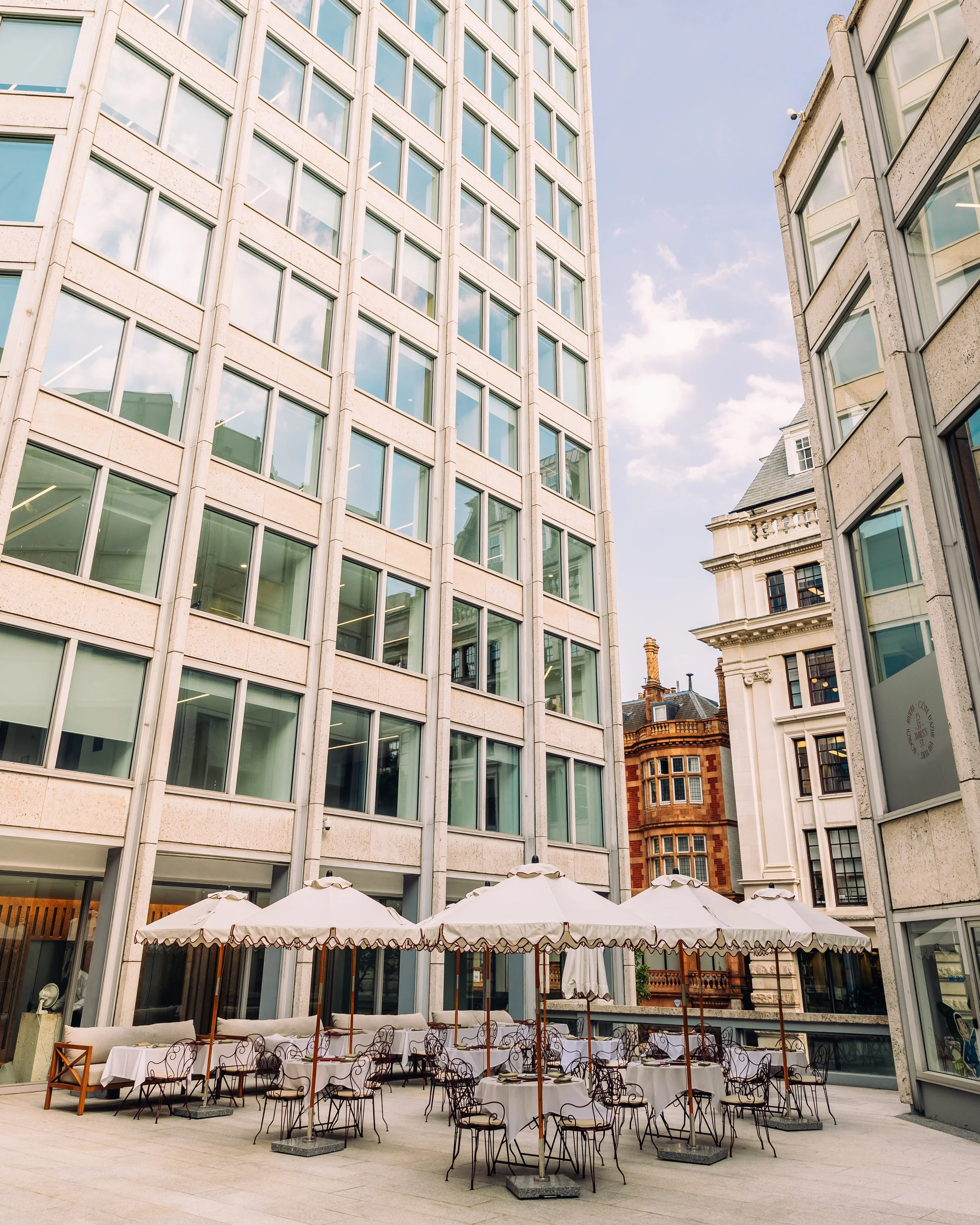 ANNETTE ENJOYS A SPARKLING TRIP TO THE RIVIERA...AT 23 ST JAMES STREET, LONDON