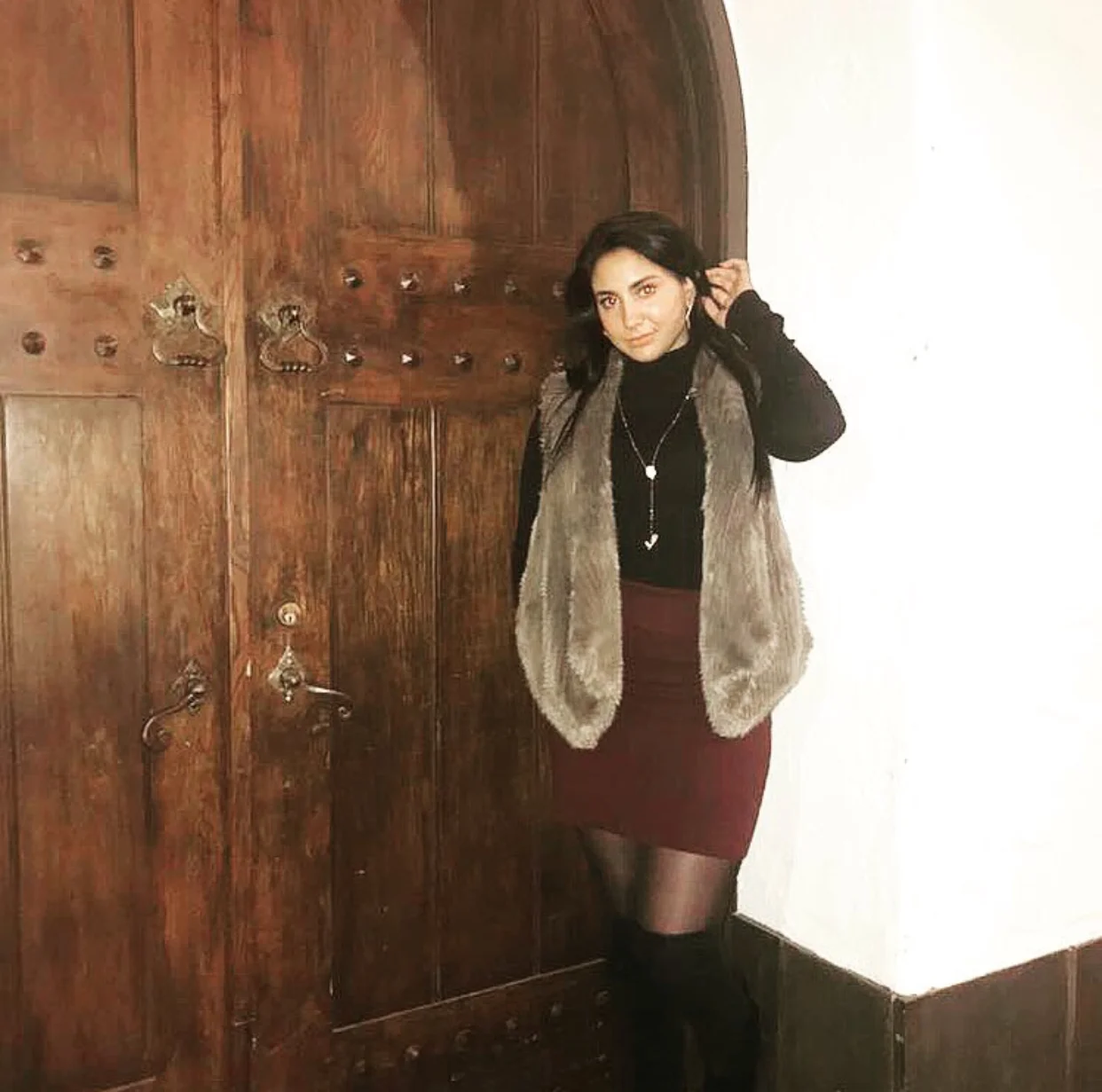 nothing that threatens my peace is getting past this door. 