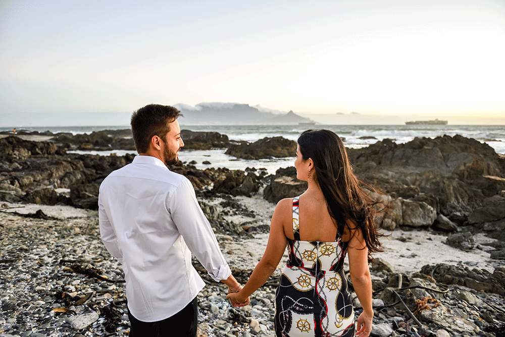 Pedido de casamento em Cape Town