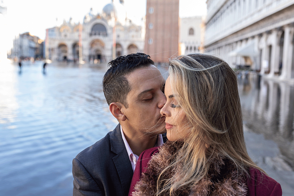 Ensaio Fotográfico de Aniversário em Veneza