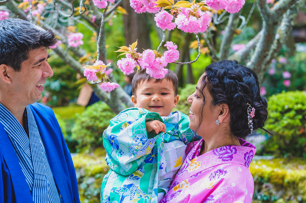 Ensaio Fotográfico de Família em Kyoto