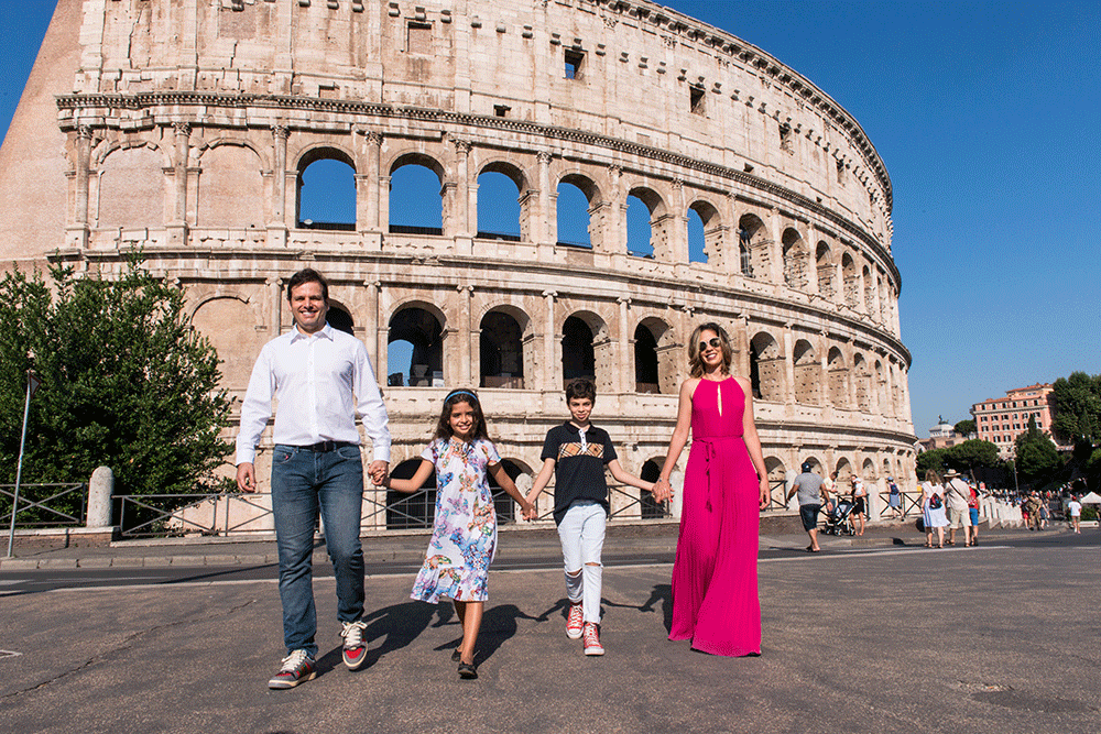 Ensaio Fotográfico de Família em Roma