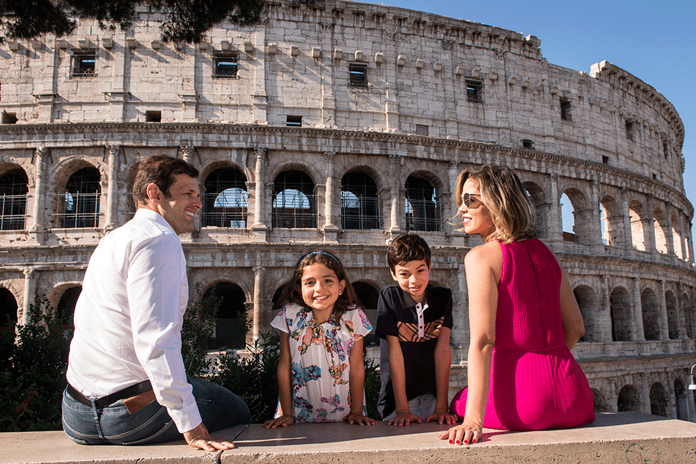 Ensaio Fotográfico de Família em Roma
