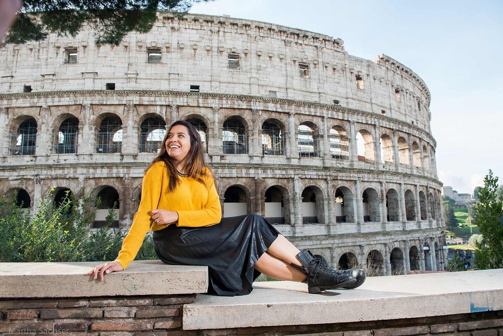 Ensaio Fotos na Mala realizado em Roma