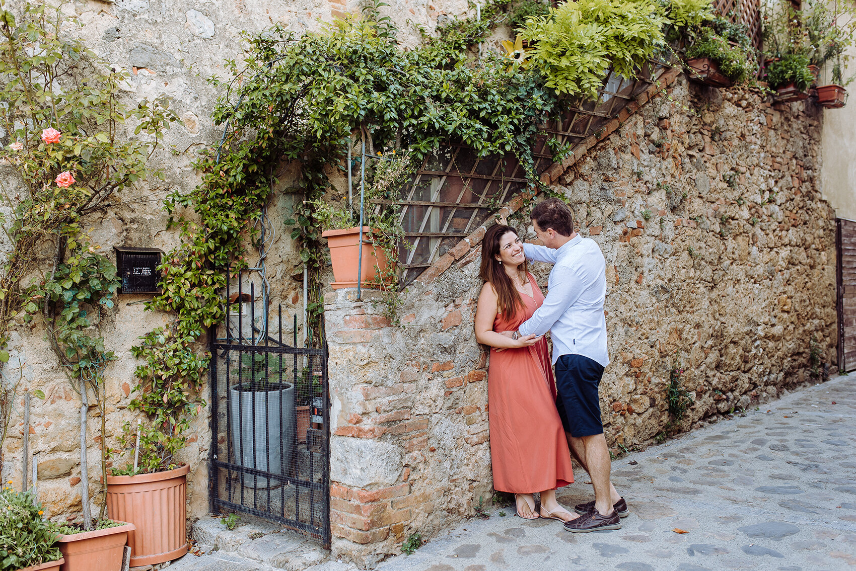 Ensaio Fotos na Mala realizado na Toscana