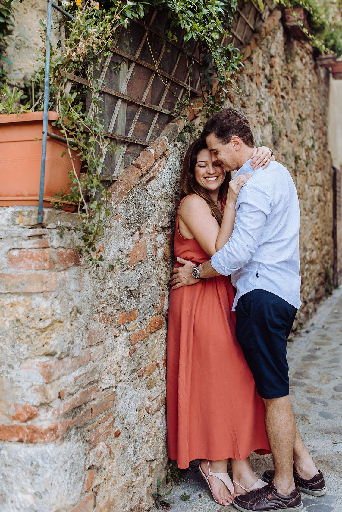 Ensaio Fotos na Mala realizado na Toscana