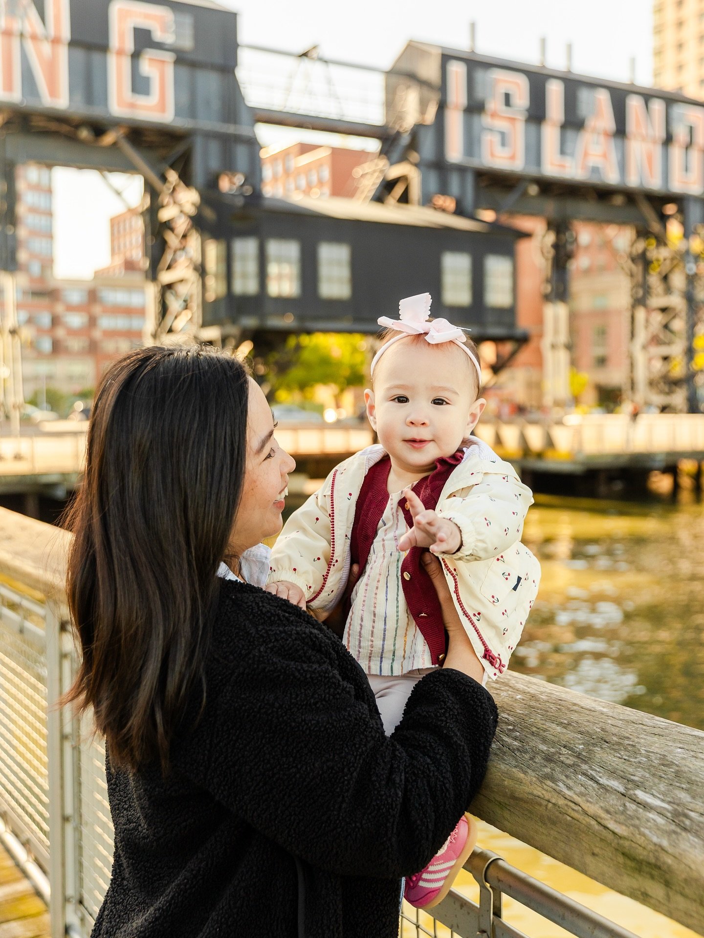 These mommy &amp; me moments on the Long Island City (NY) boardwalk are the ones you&rsquo;ll treasure forever ❤️

Let&rsquo;s capture your story together.
Use code **MOTHERSDAY** for $25 off your session (one hour sessions start at $300 and include 