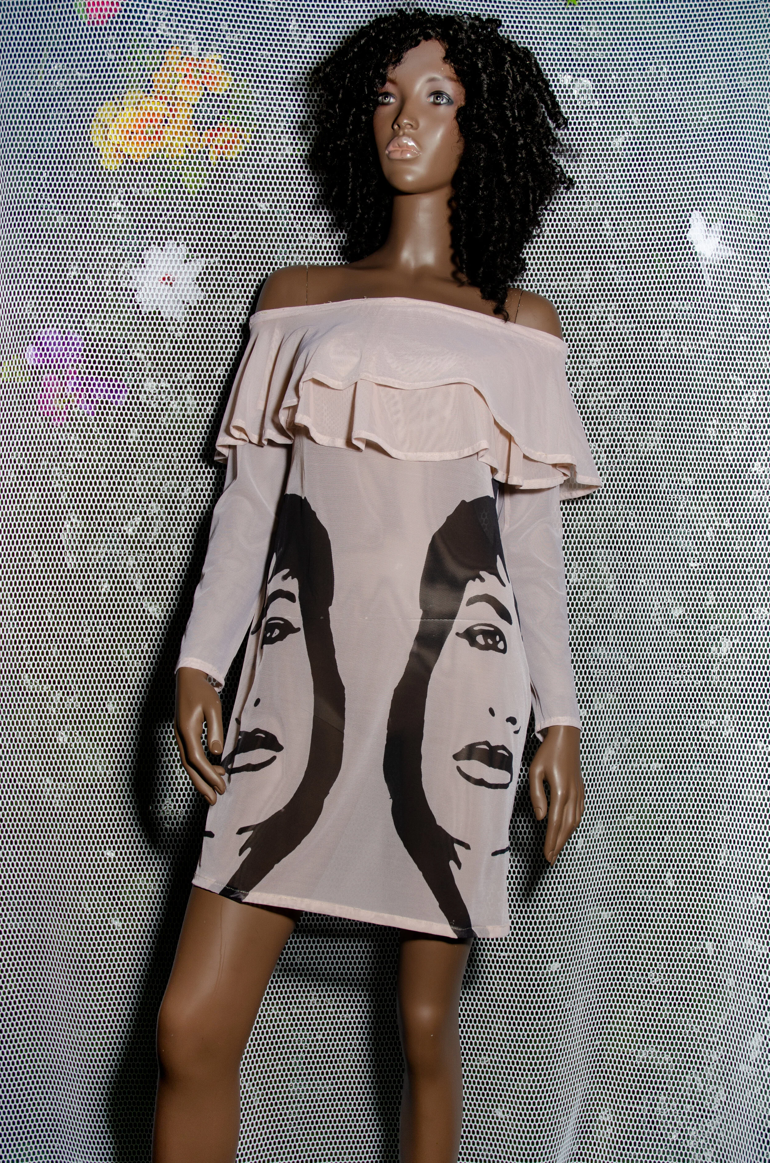 Selena Sheer Off-The-Shoulder