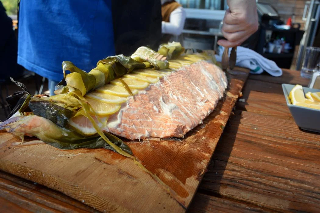 Roasted salmon 