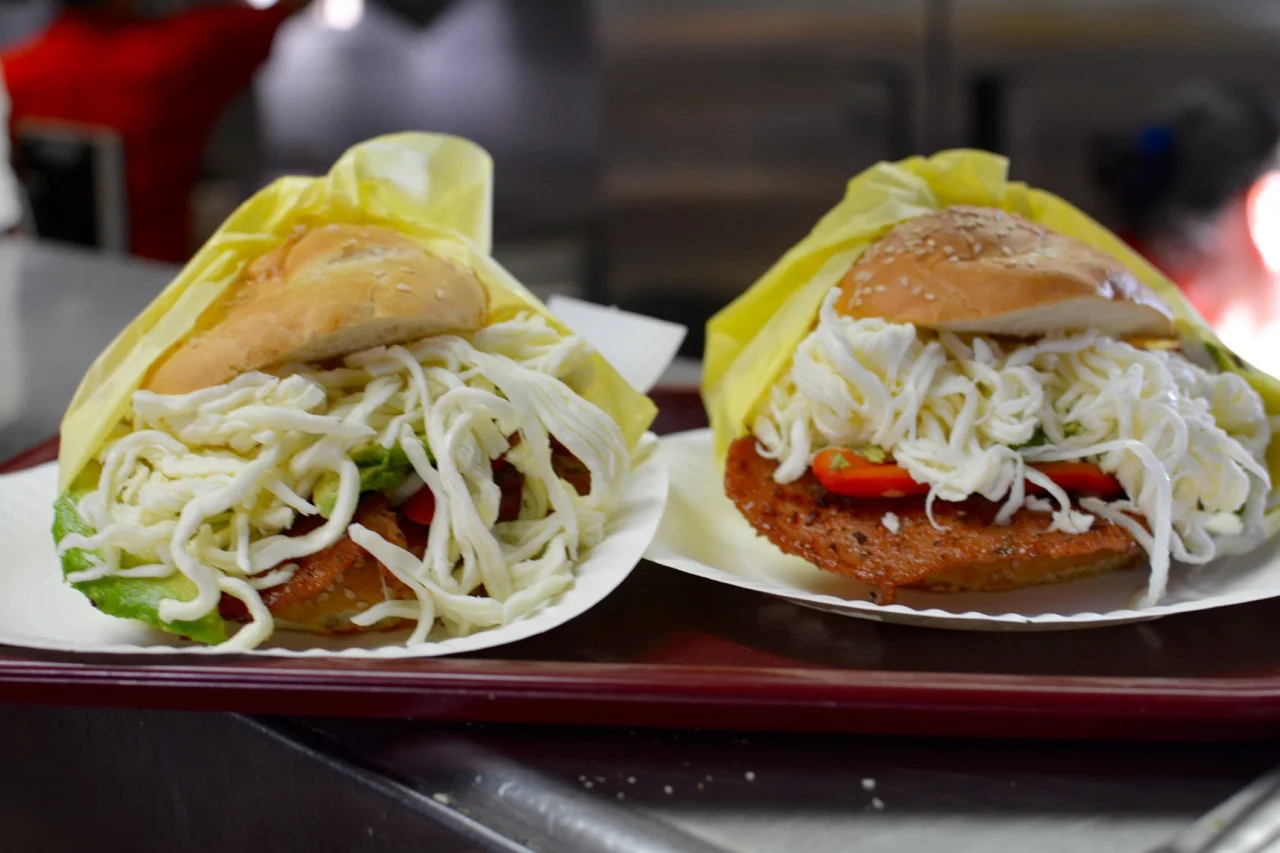 A pair of cemitas from Cemitas La China Poblana. Photo by Javier Cabral