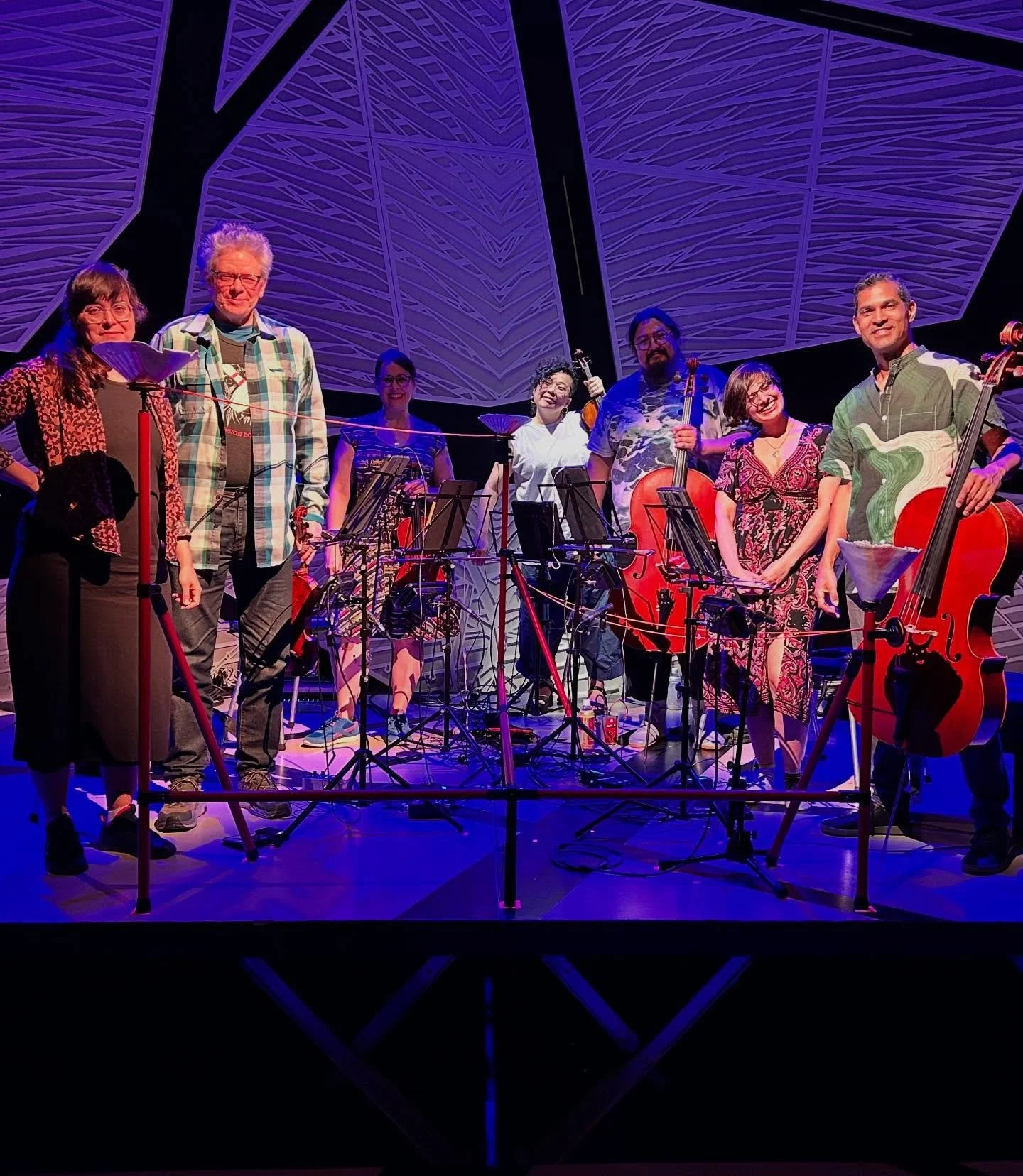 Tonight is the night! It&rsquo;s been such a joy to reunite with my old crew @kronos_quartet 

Join us this evening at @nationalsawdust as we &lsquo;Awaken the Future&rdquo; ✨🎻