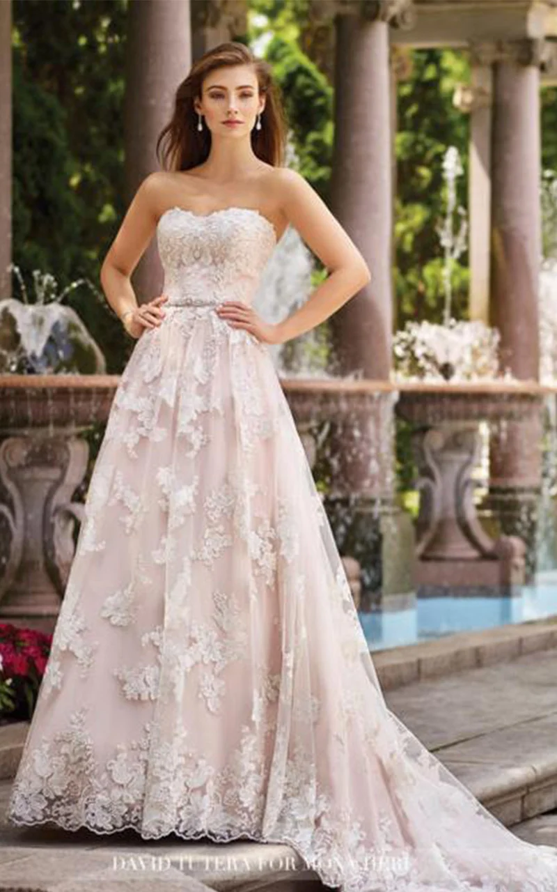 David Tutera | Style 117276 Size 10, Ivory/Petal Reg. $1918.00 SALE $1672