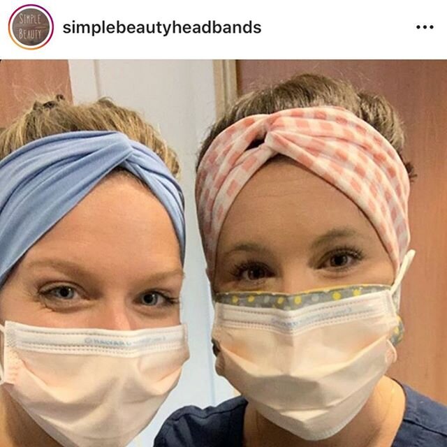 And this Sunday&rsquo;s small business is...
.
.
@simplebeautyheadbands .
.
They&rsquo;re cute, practical, and I love that they&rsquo;re sewing buttons on them for health care professionals wearing masks.
.
.
Give them a follow. Give them a like, a c