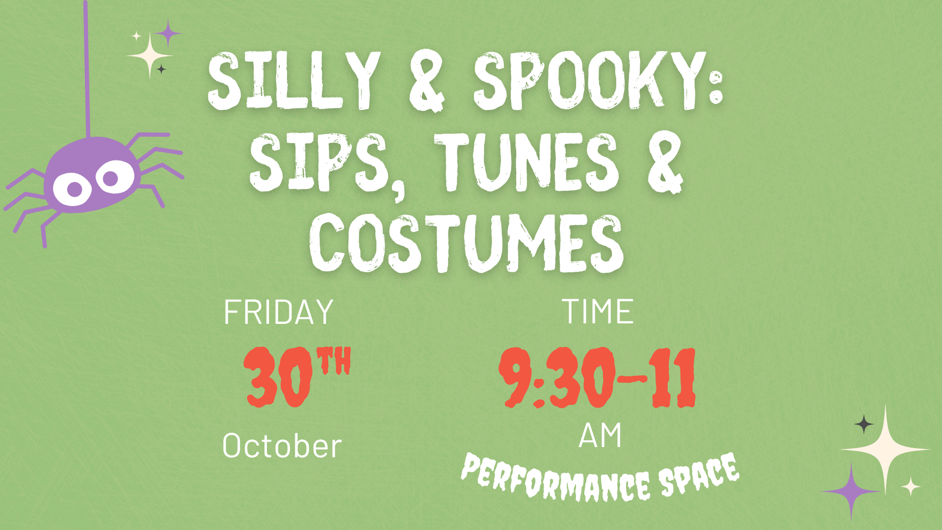 Silly &amp; Spooky: Sips, Tunes, and Costumes