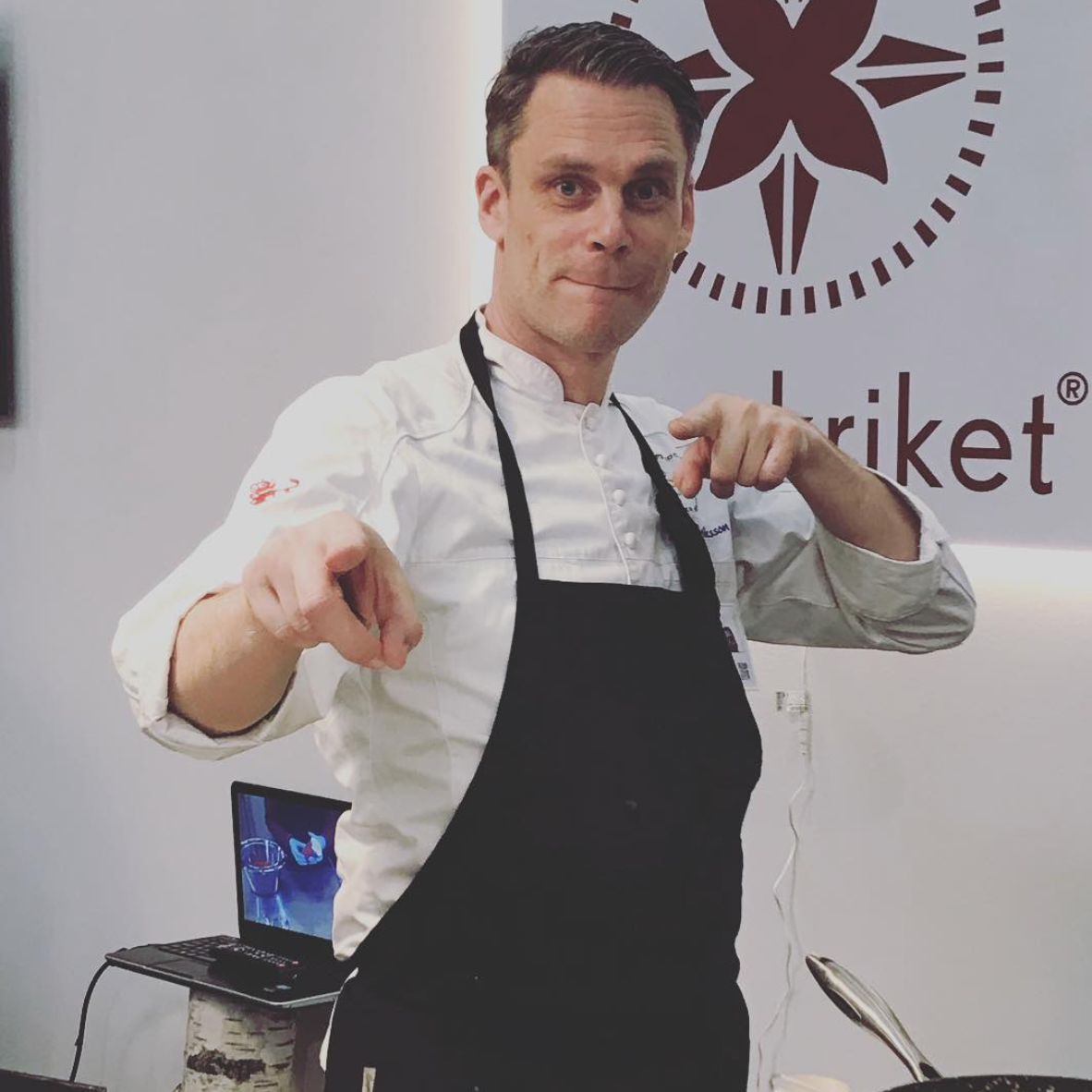 April 24, 2018. Gastro Nord Our project partner Stefan Eriksson in action at Gastro Nord!