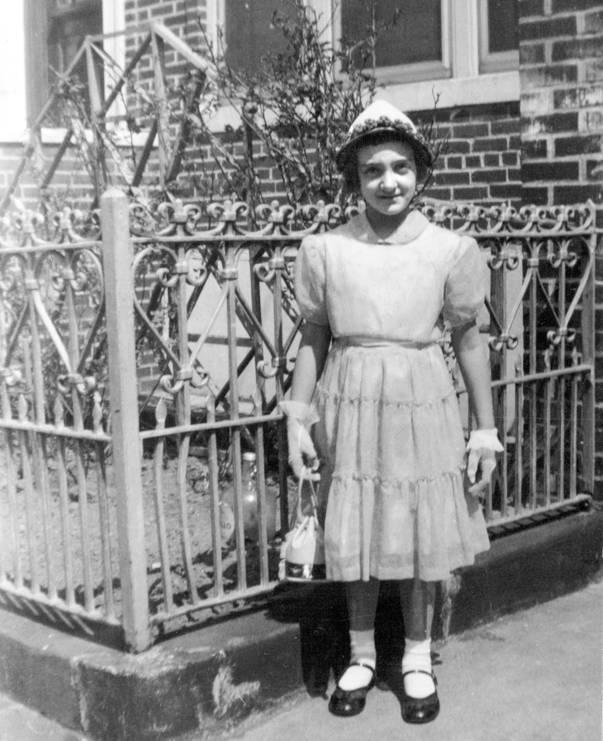 Me in front of Grandpa Neri's house, circa 1956-57
