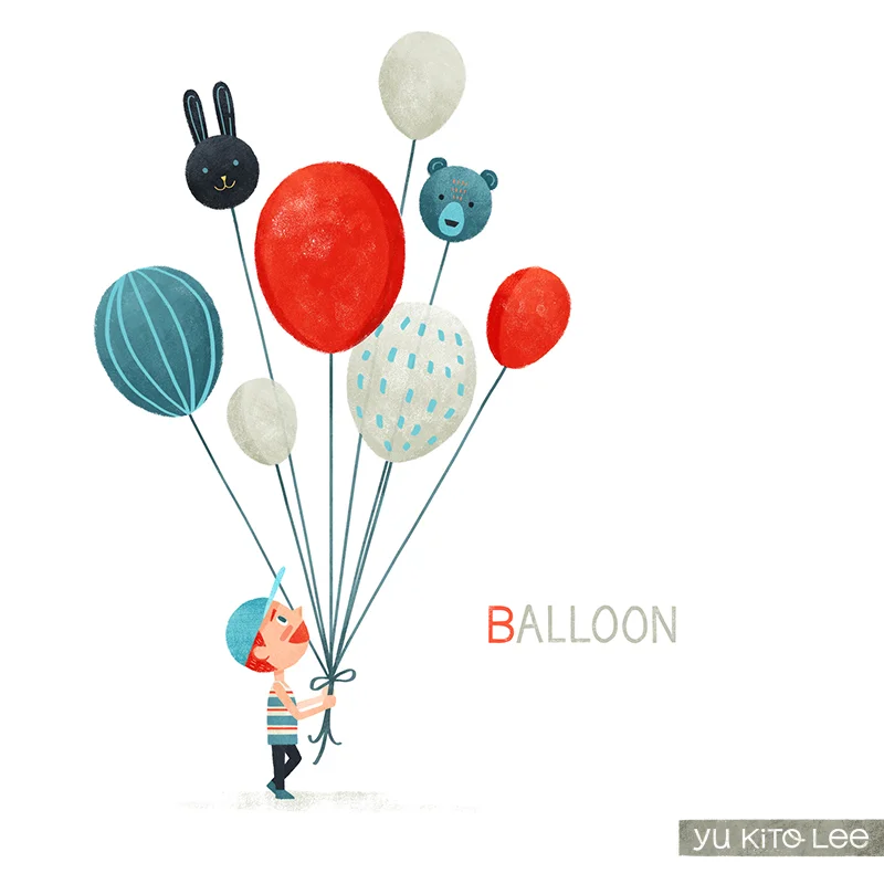 Alphabet series: B is for balloons