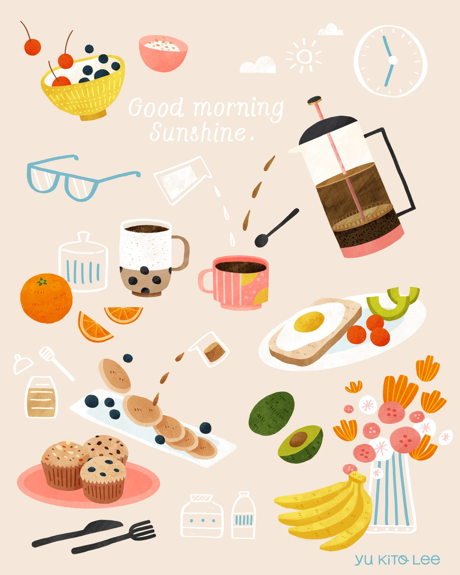 Breakfast spread