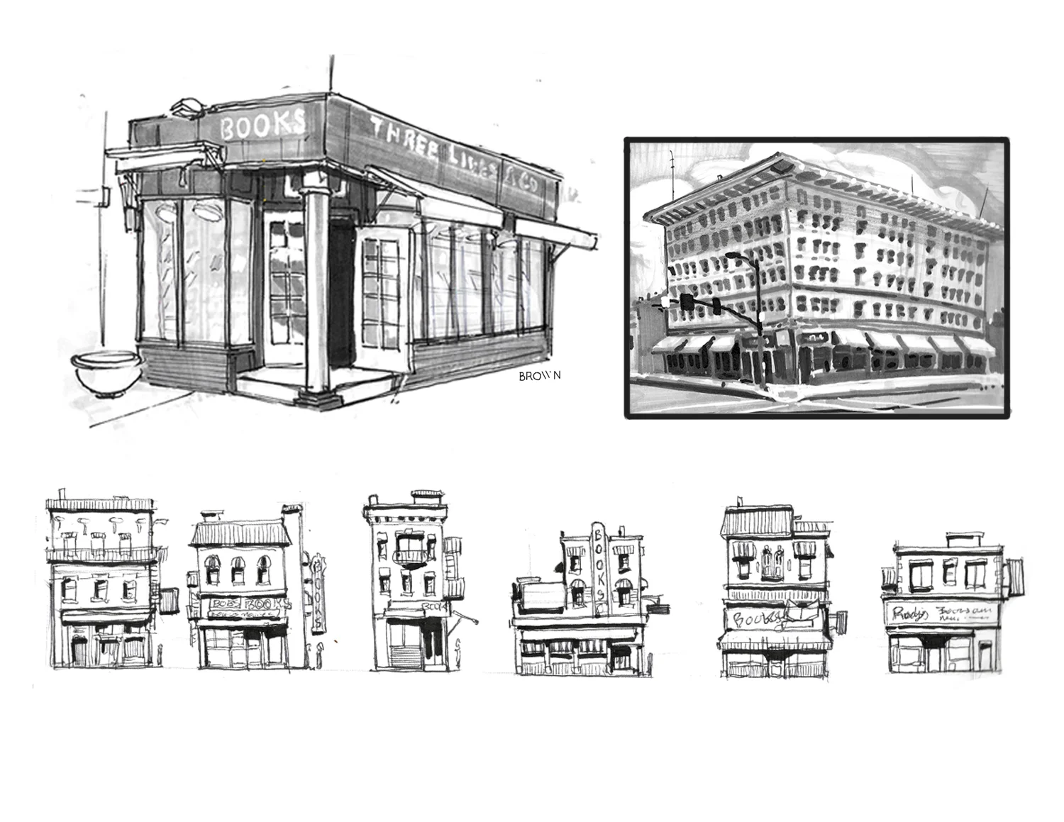 Architecture Sketches 2