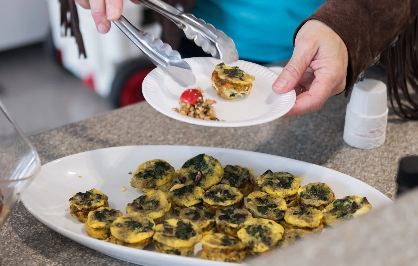 Mini Spinach & Mushroom Frittatas