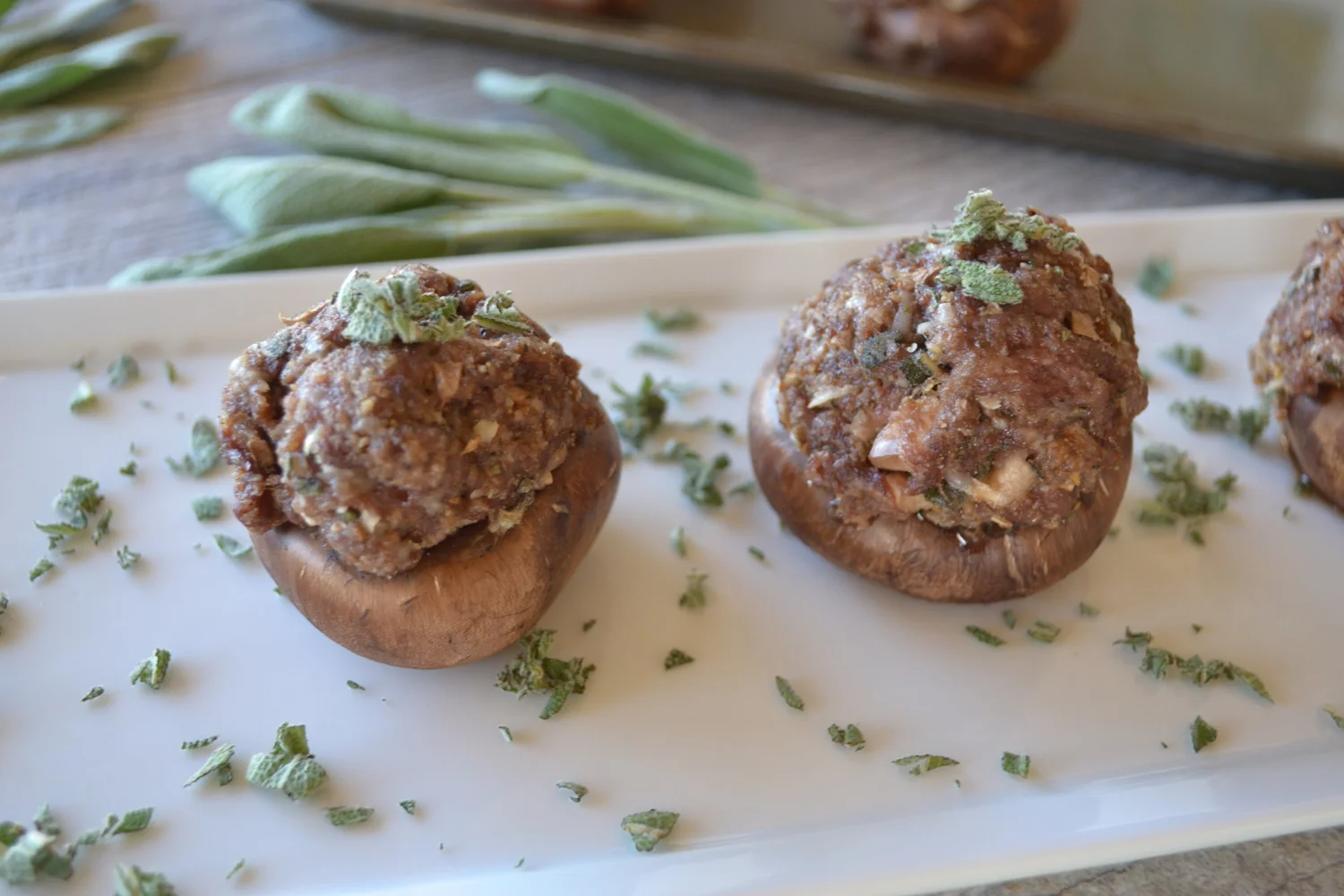 Beef Stuffed Mushrooms — Farm Girl