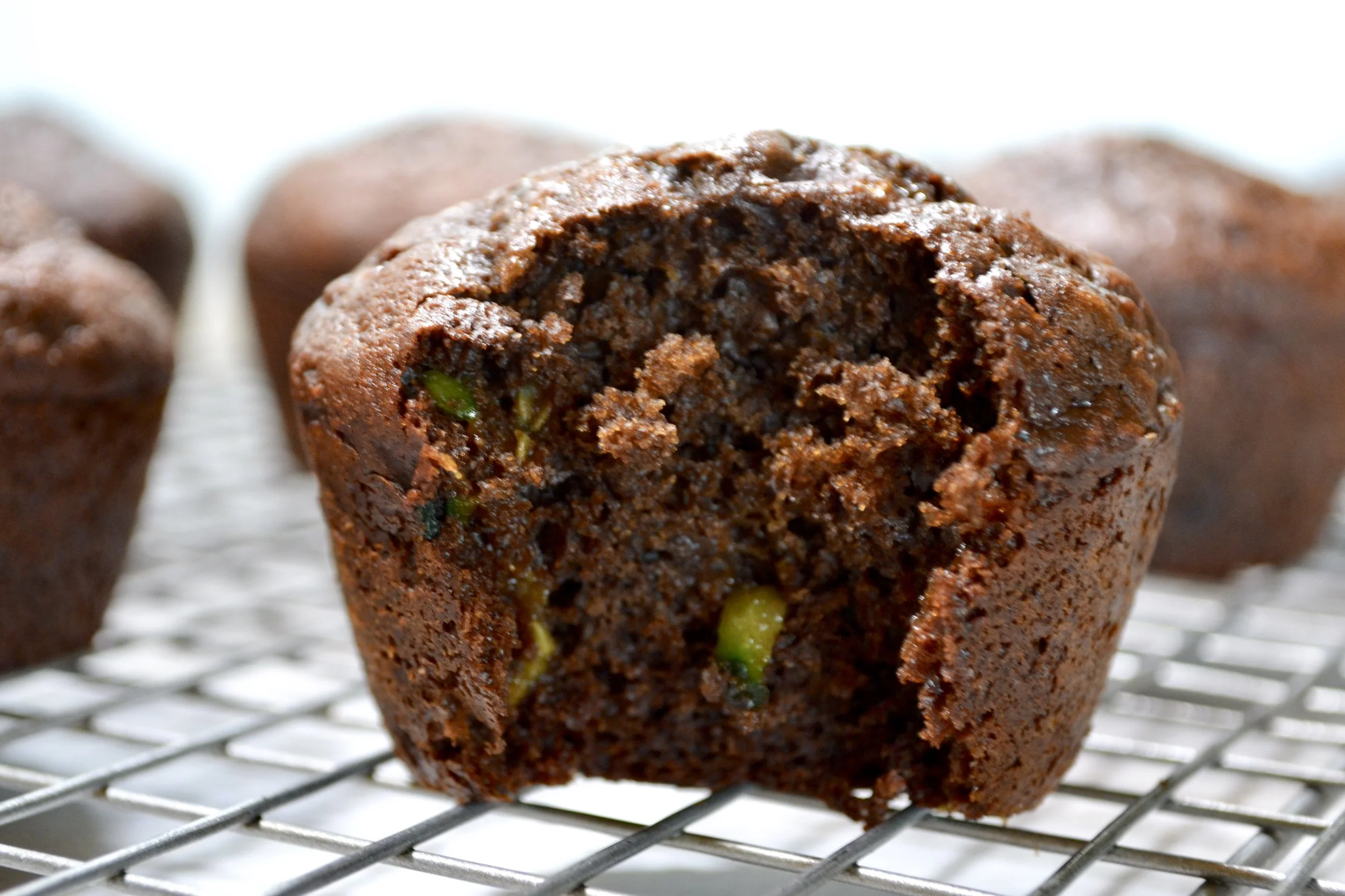 Chocolate Zucchini Muffins