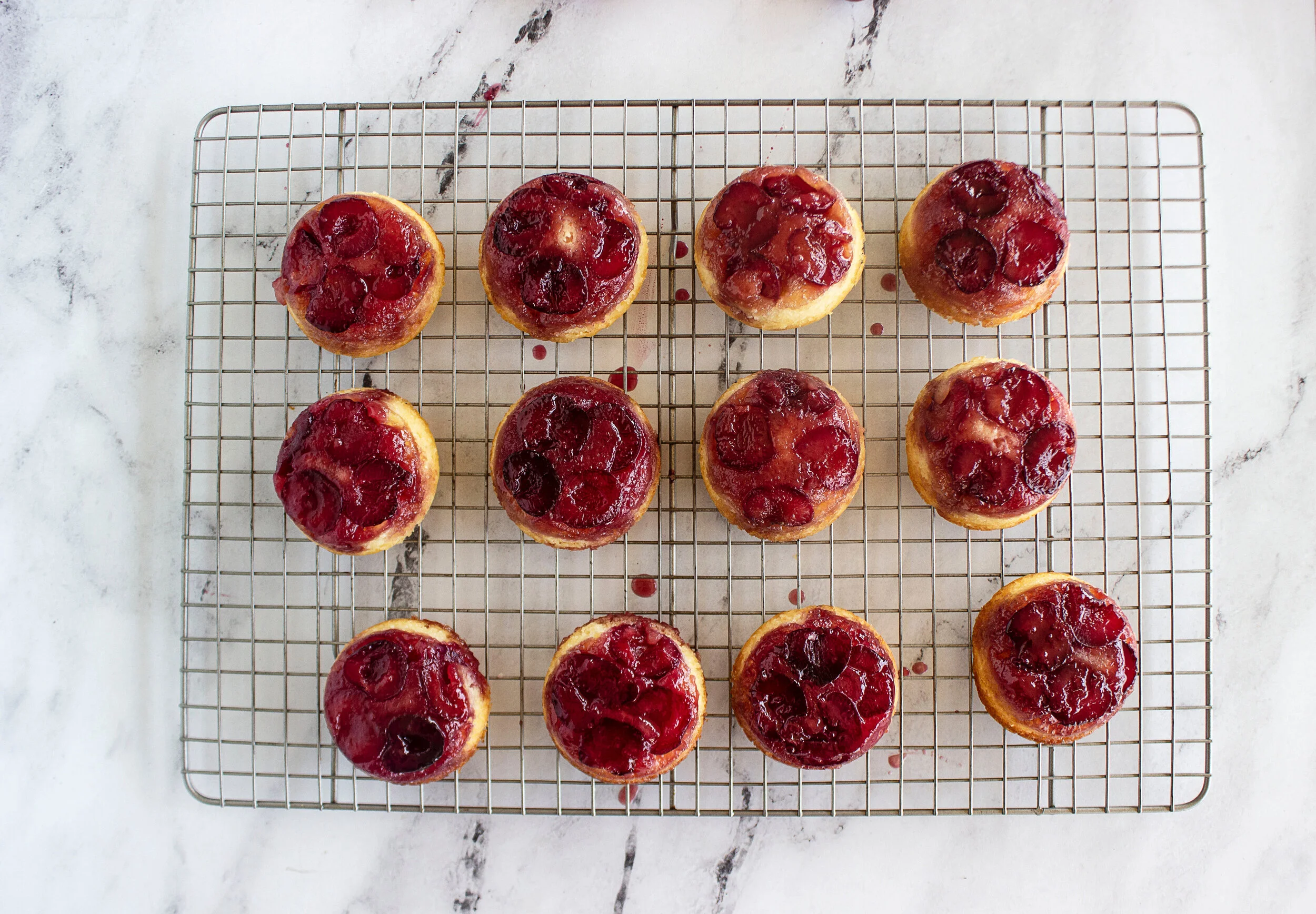 Cherry Upside-down Cakes