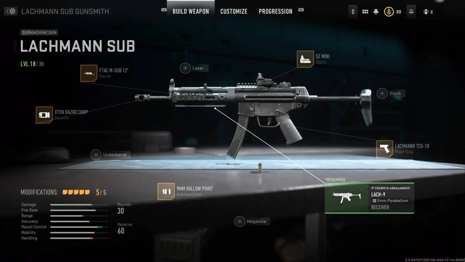 Modern Warfare 2 Best Lachmann Sub Build 