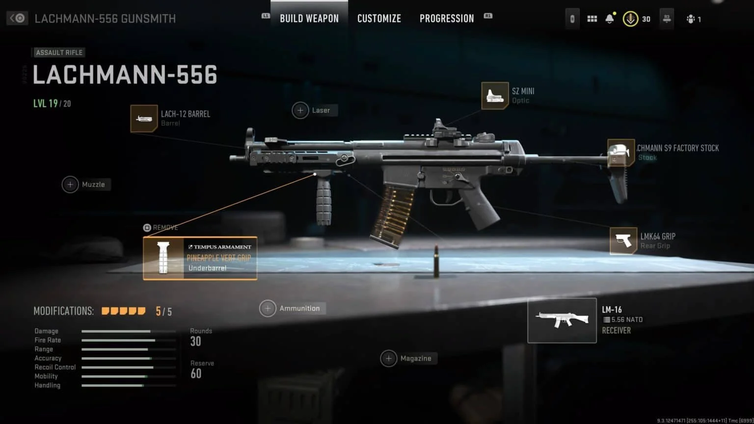 Modern Warfare 2 Best Lachmann-556 Build