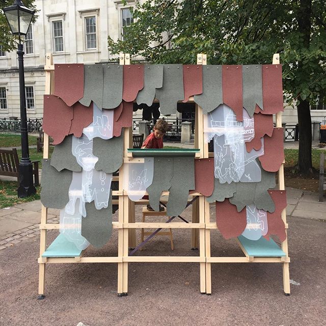 It&rsquo;s been an amazing day here at UCL. We&rsquo;ve met so many creative people who have helped us clad our chalet with digital memories from their phones 🤗