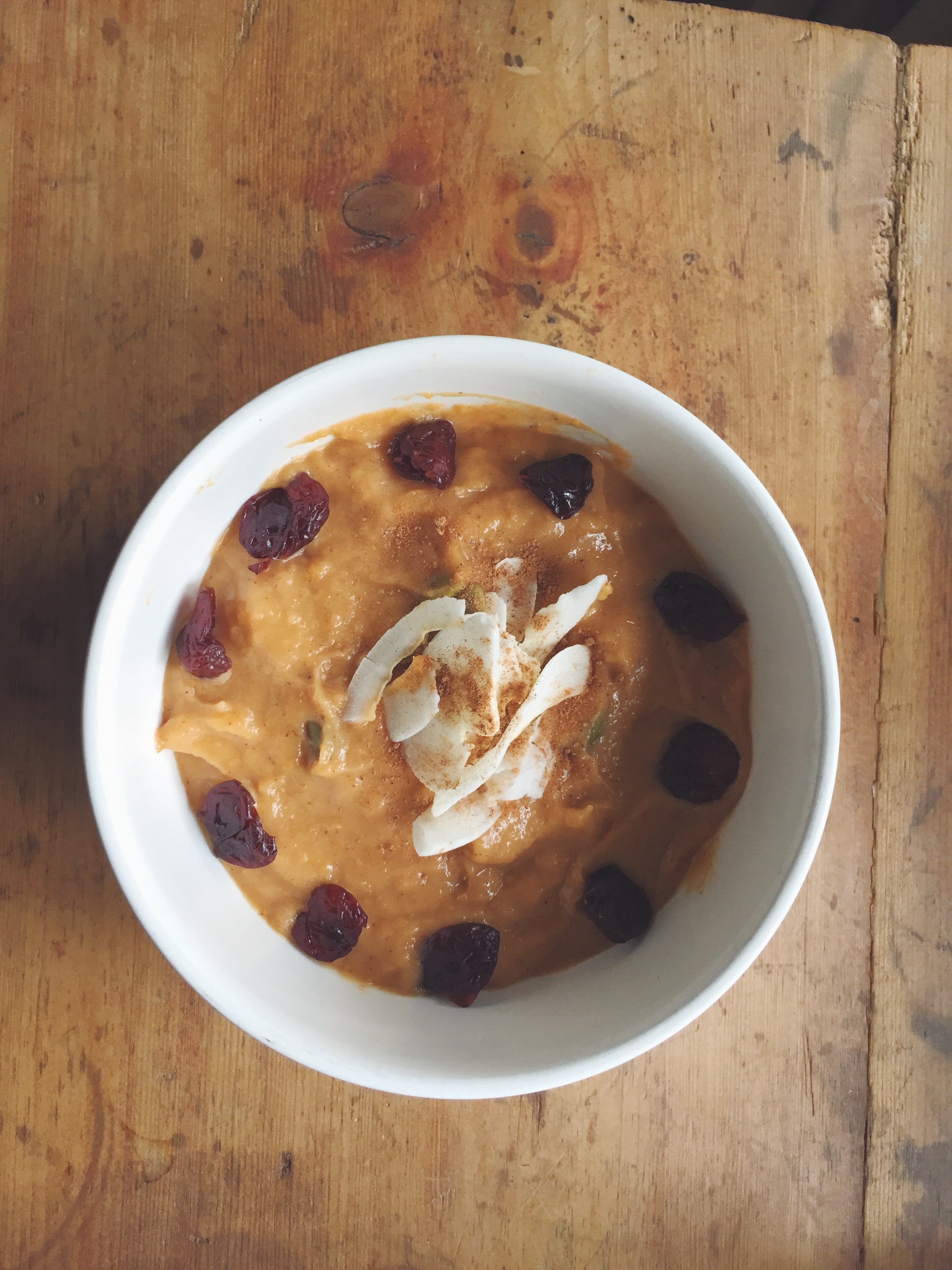 Sweet Potato Pie Smoothie Bowl