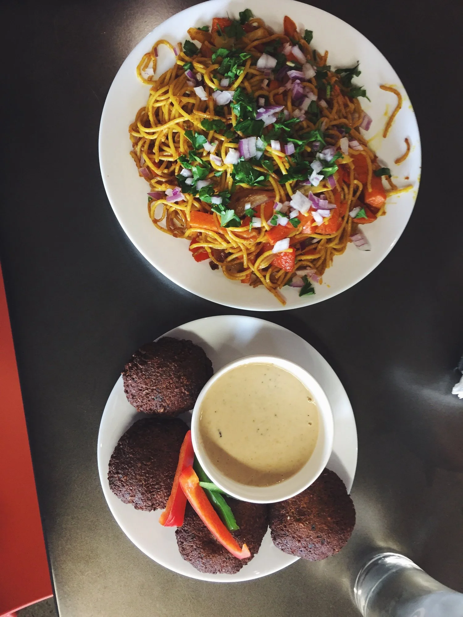 Chow mein and (more!) falafel
